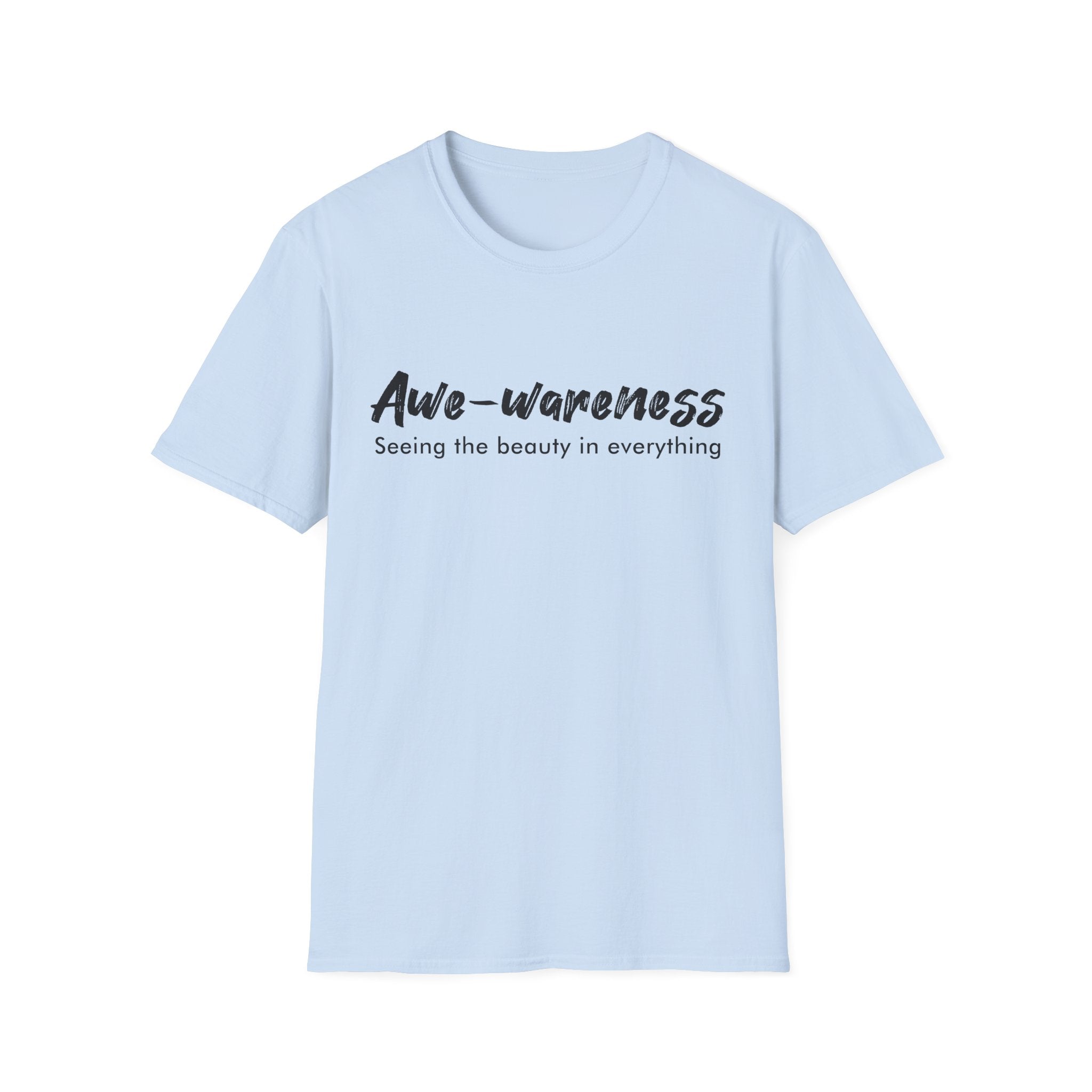 Awe-awareness Unisex Softstyle T-Shirt - Embrace the Beauty in Everything