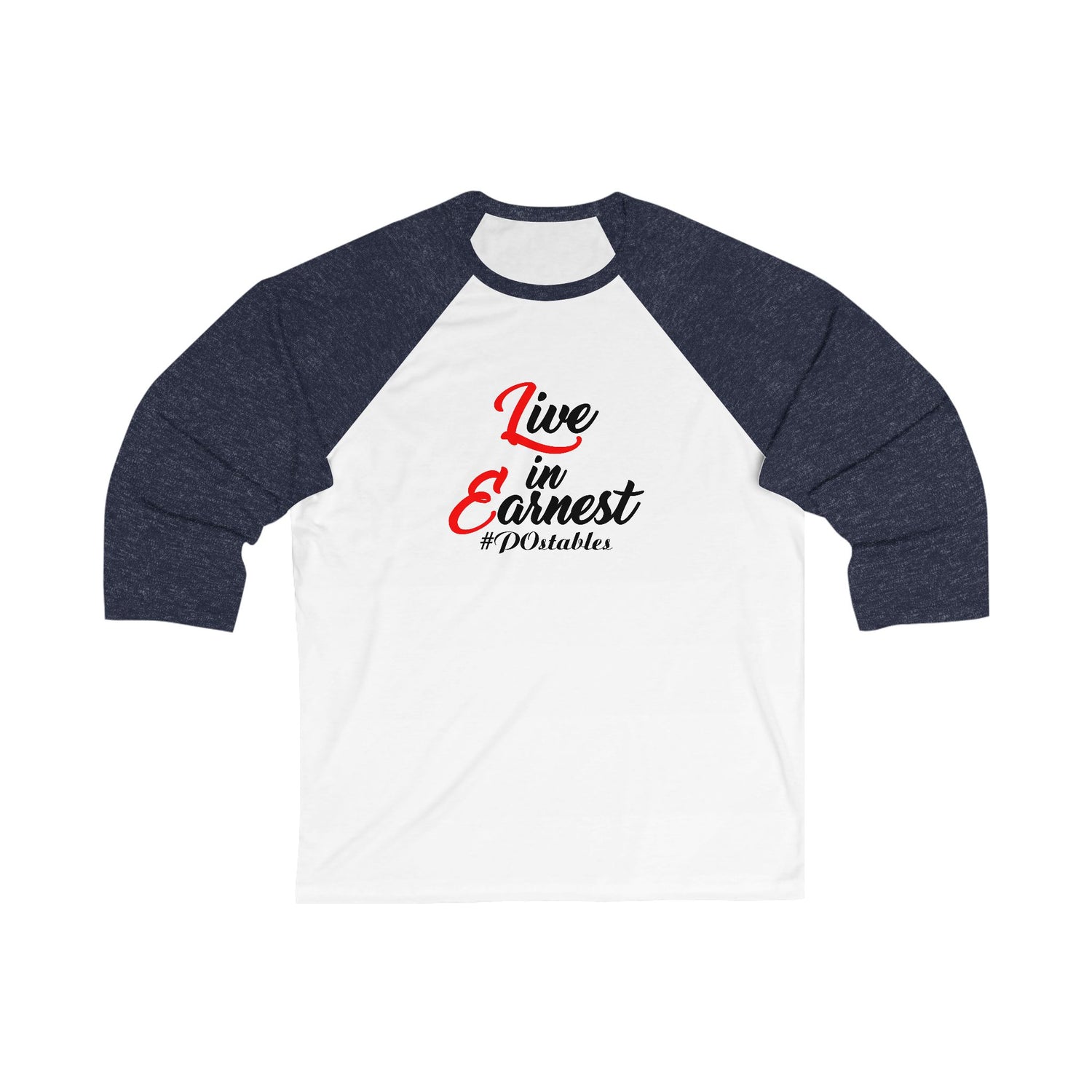 Live in Earnest Unisex Baseball Shirt