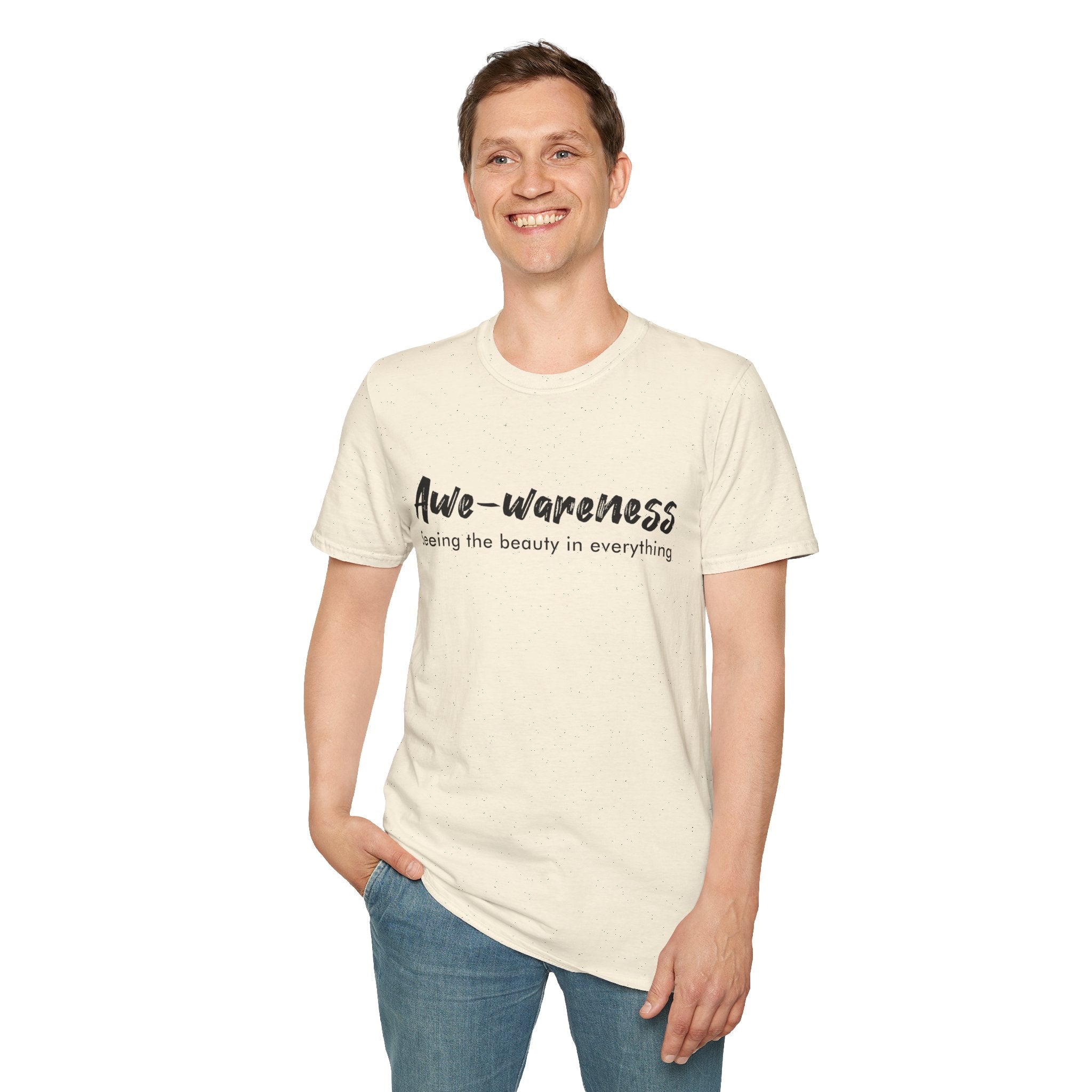 Awe-awareness Unisex Softstyle T-Shirt - Embrace the Beauty in Everything