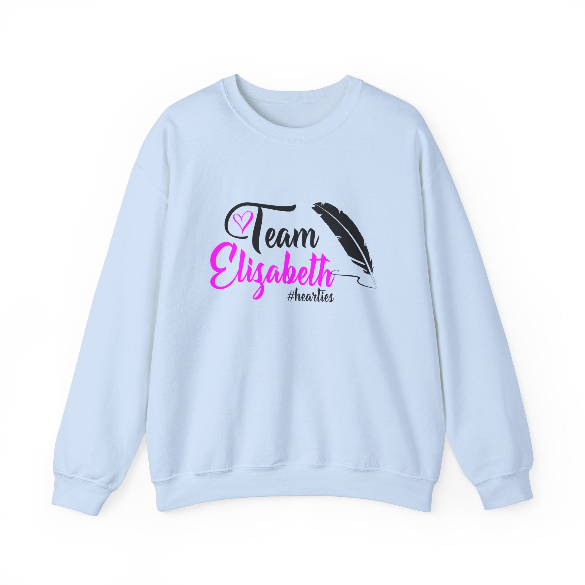Team Elizabeth Unisex Crewneck Sweatshirt - Perfect for Supporters and Celebrations