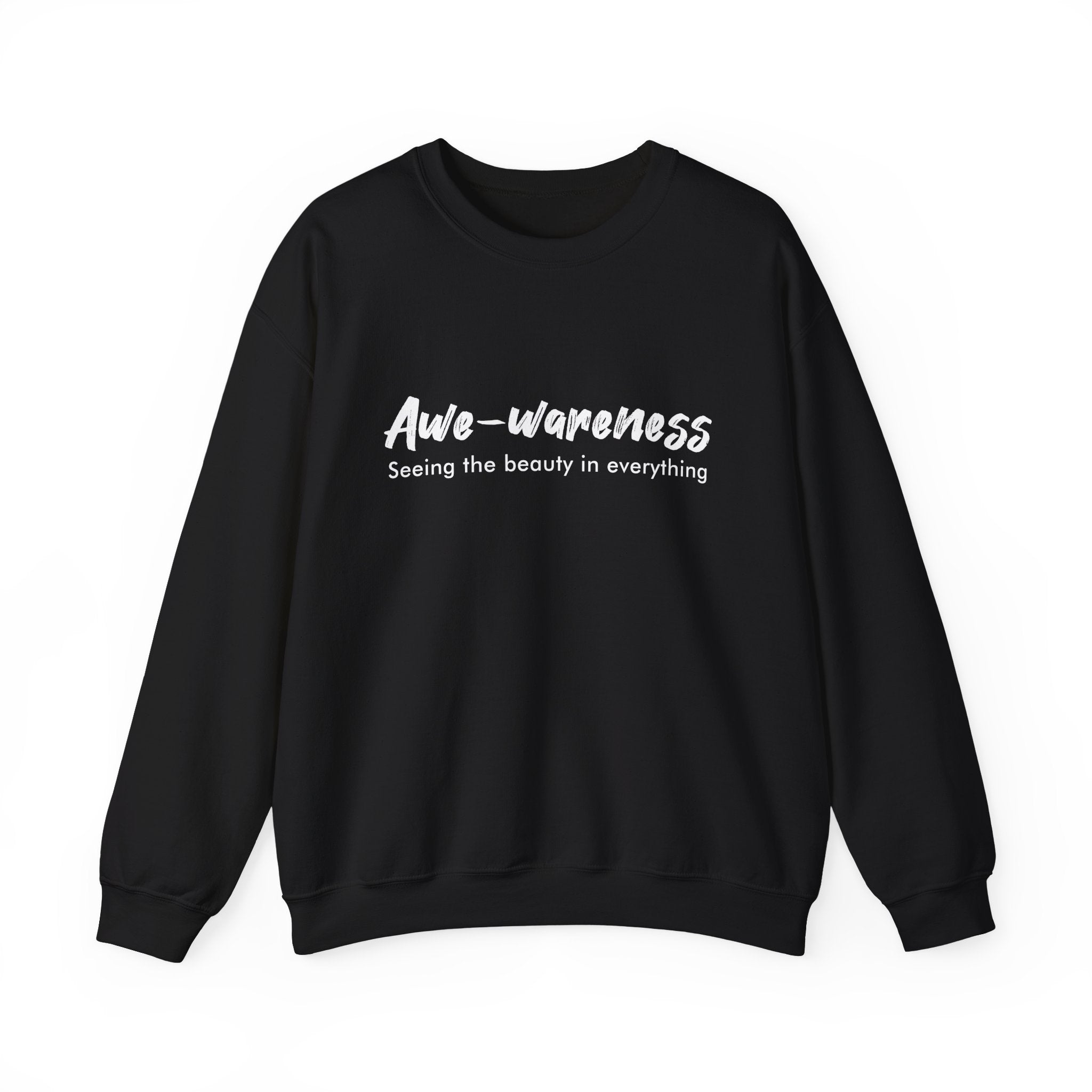 Awe-awareness Unisex Heavy Blend™ Crewneck Sweatshirt - Feel the Beauty in Everything
