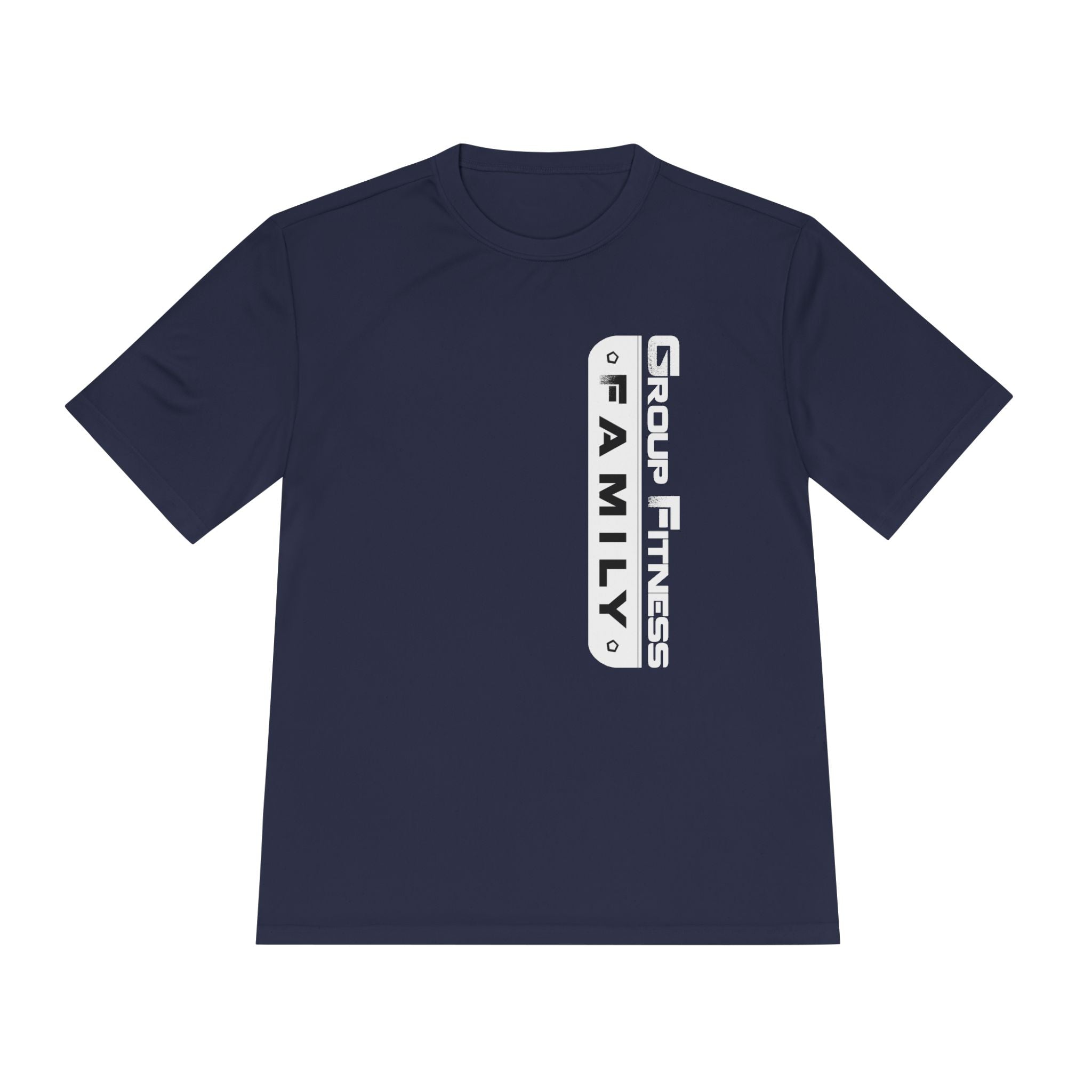 Unisex Moisture Wicking Tee - Group Fitness of FAMILY - Ideal for Active Lifestyle