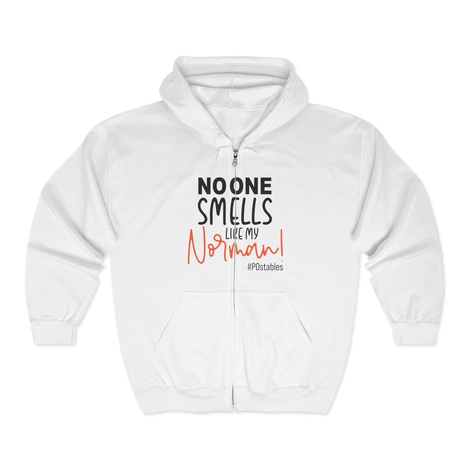 No One Smells Like My Normal Unisex Zip Hoodie