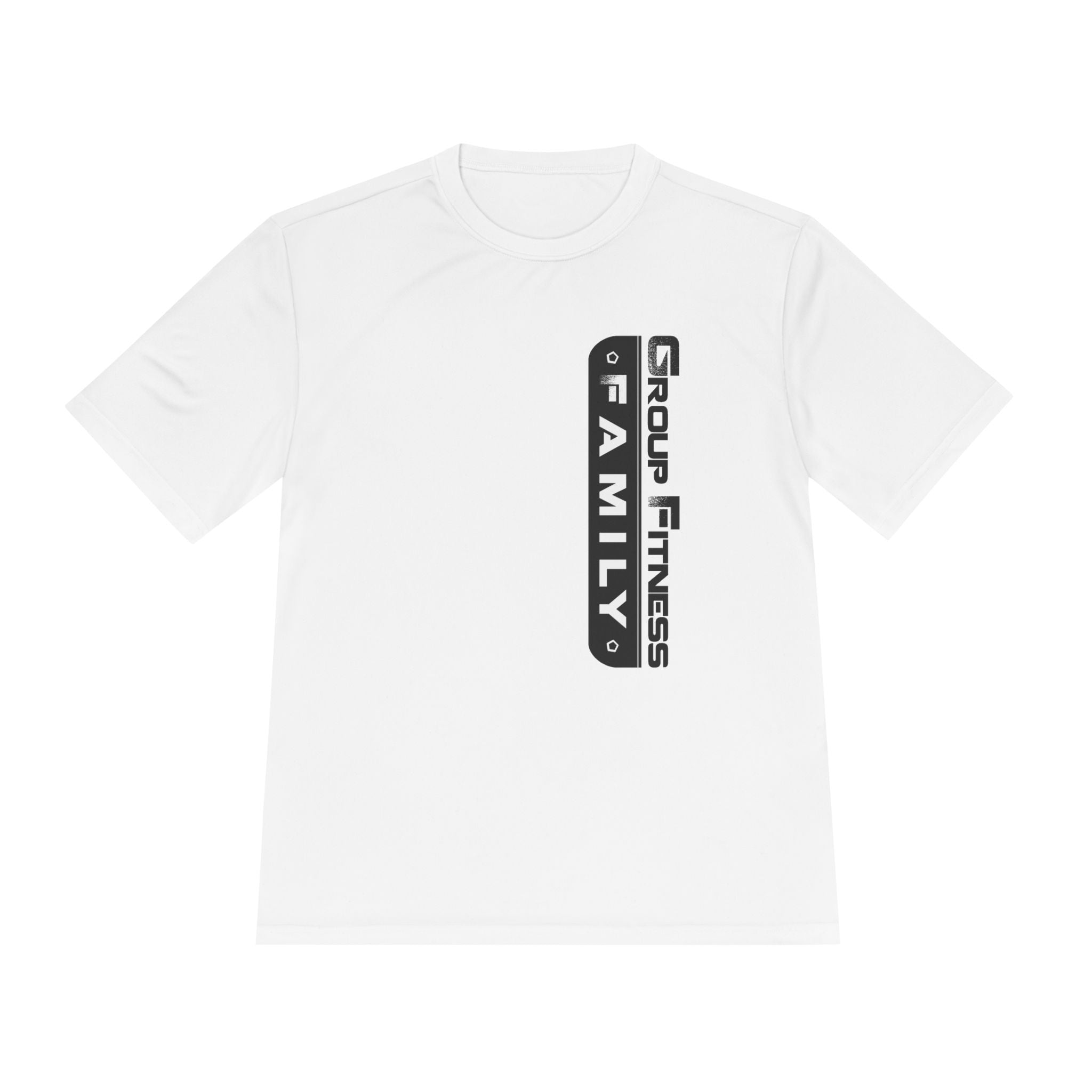 Unisex Moisture Wicking Tee - Group Fitness of FAMILY - Ideal for Active Lifestyle