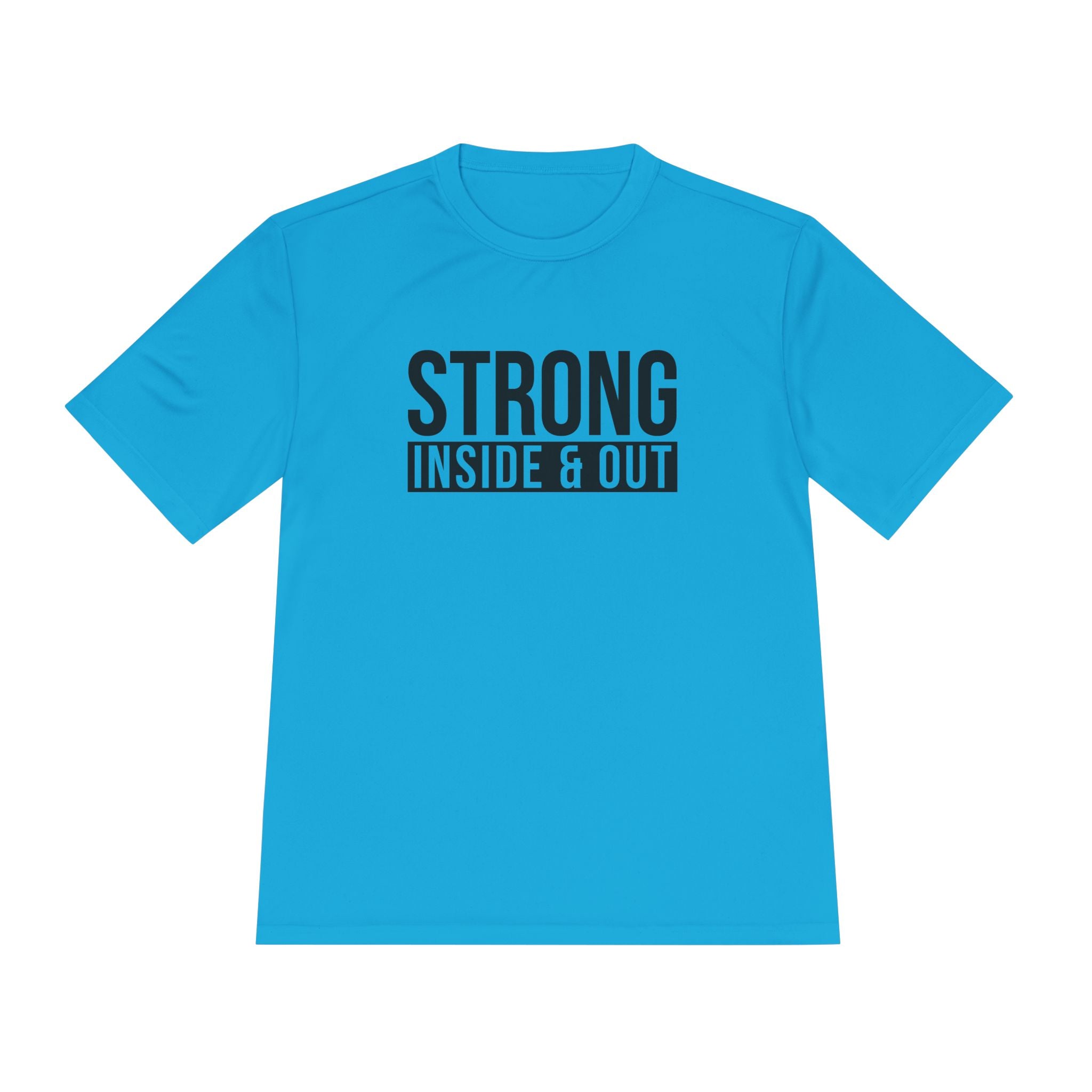 Strong Inside & Out Unisex Moisture Wicking Tee for Fitness Enthusiasts