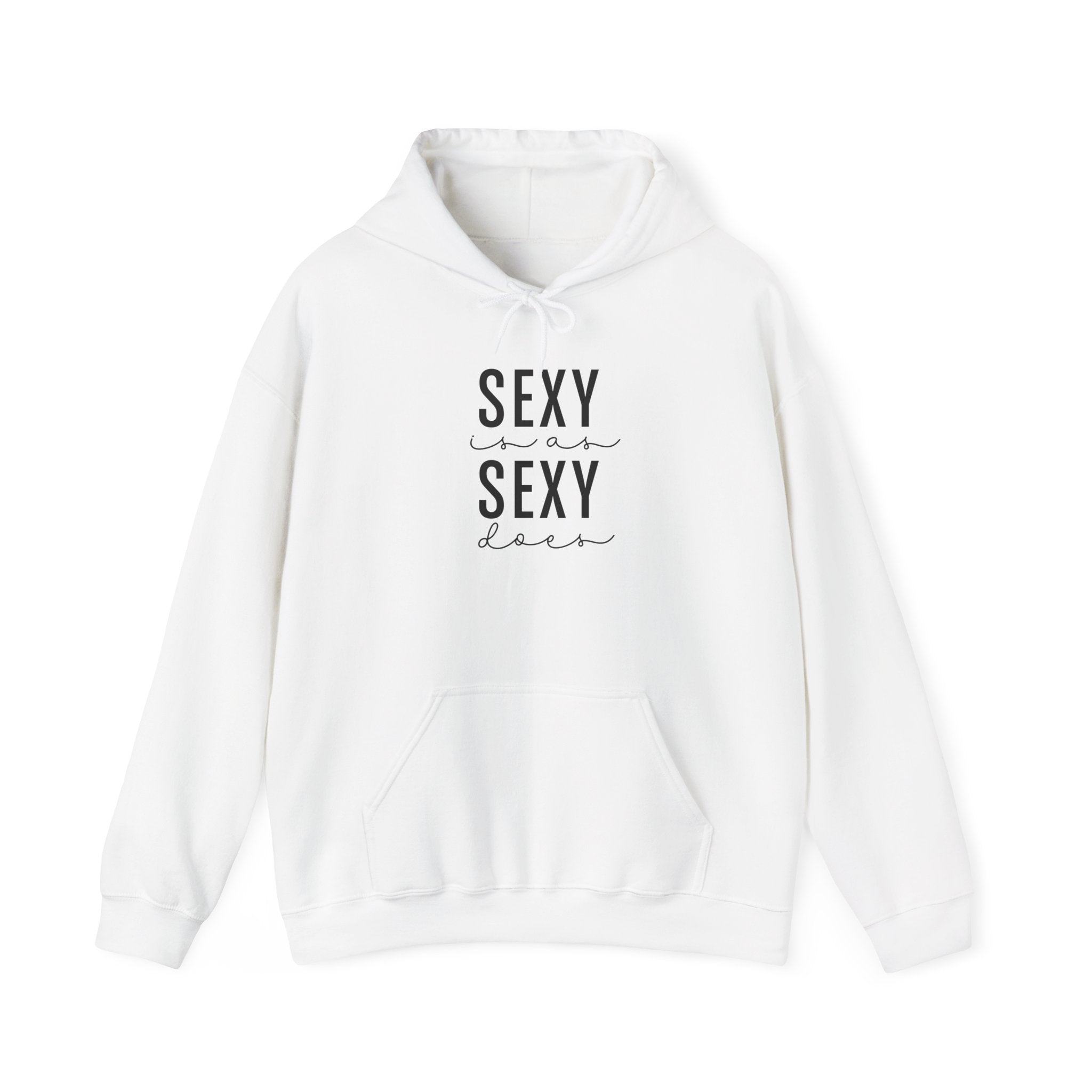 Trendy Hoodie: "Sexy as a Sexy Dad" Unisex Blend Sweatshirt