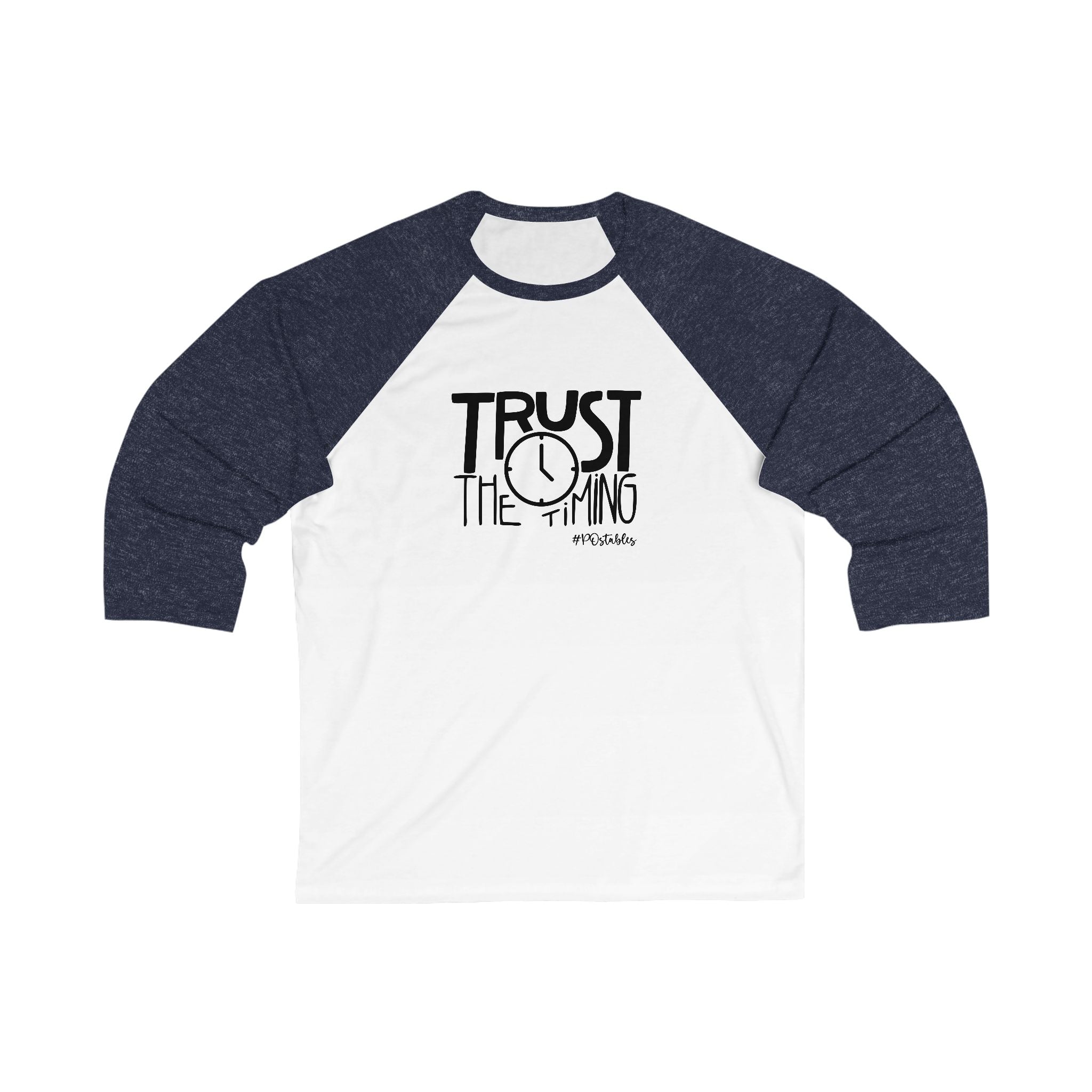 Trust the Timing Unisex Baseball Shirt