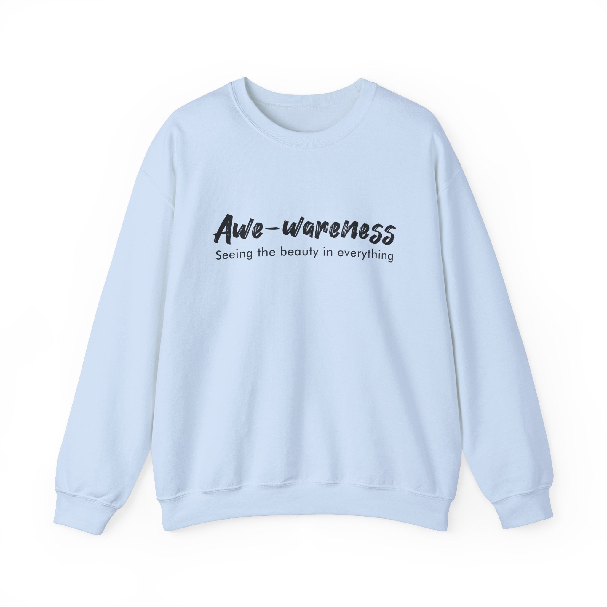 Awe-awareness Unisex Heavy Blend™ Crewneck Sweatshirt - Feel the Beauty in Everything