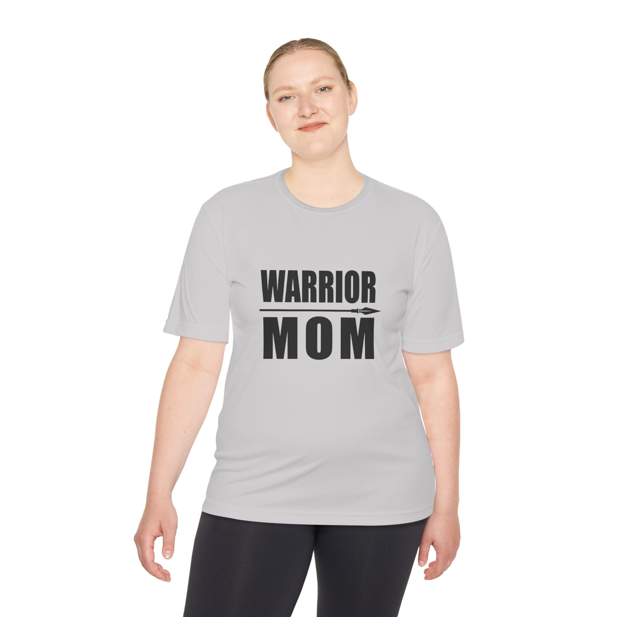 Warrior Mom Moisture Wicking Tee - Activewear for Strong Mothers