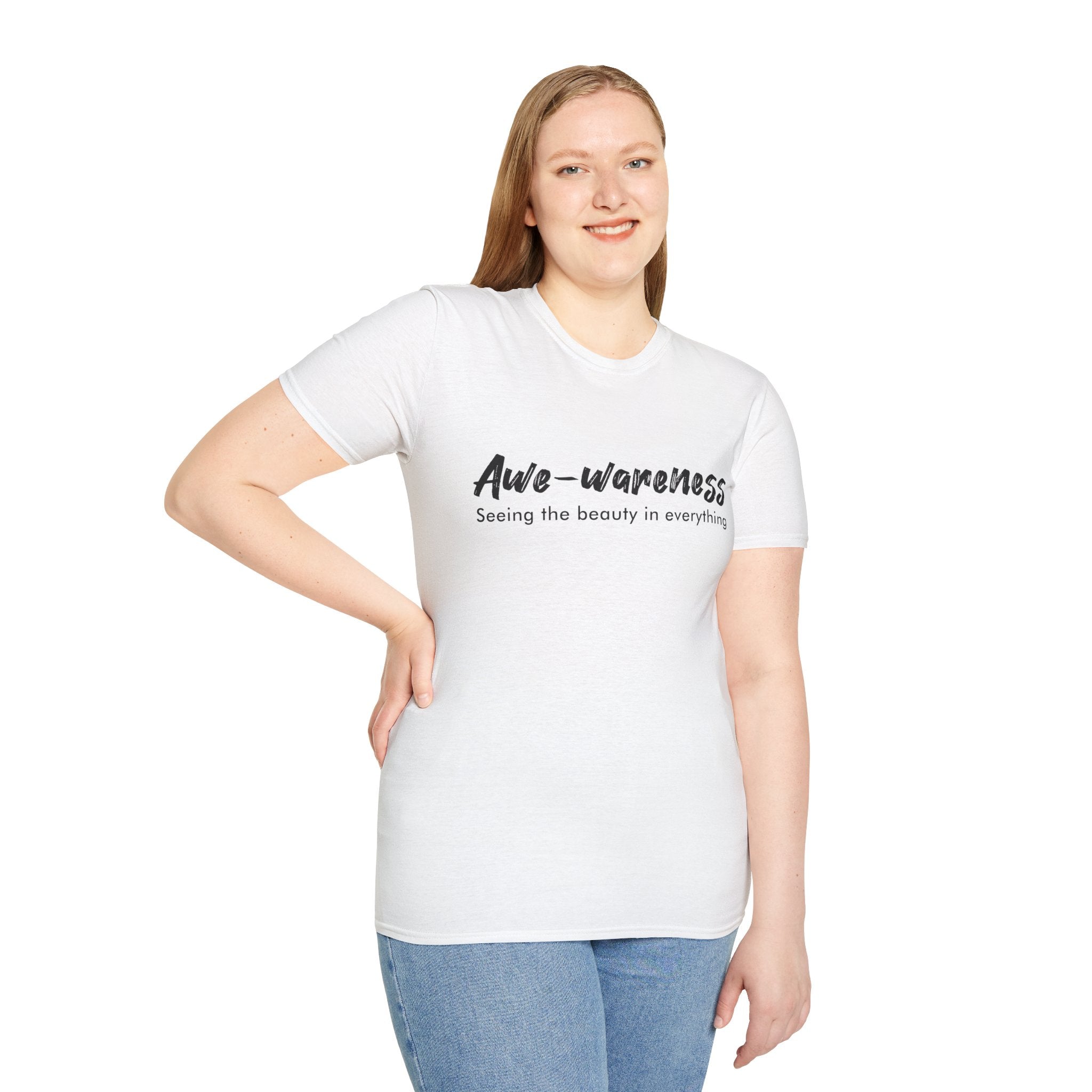 Awe-awareness Unisex Softstyle T-Shirt - Embrace the Beauty in Everything