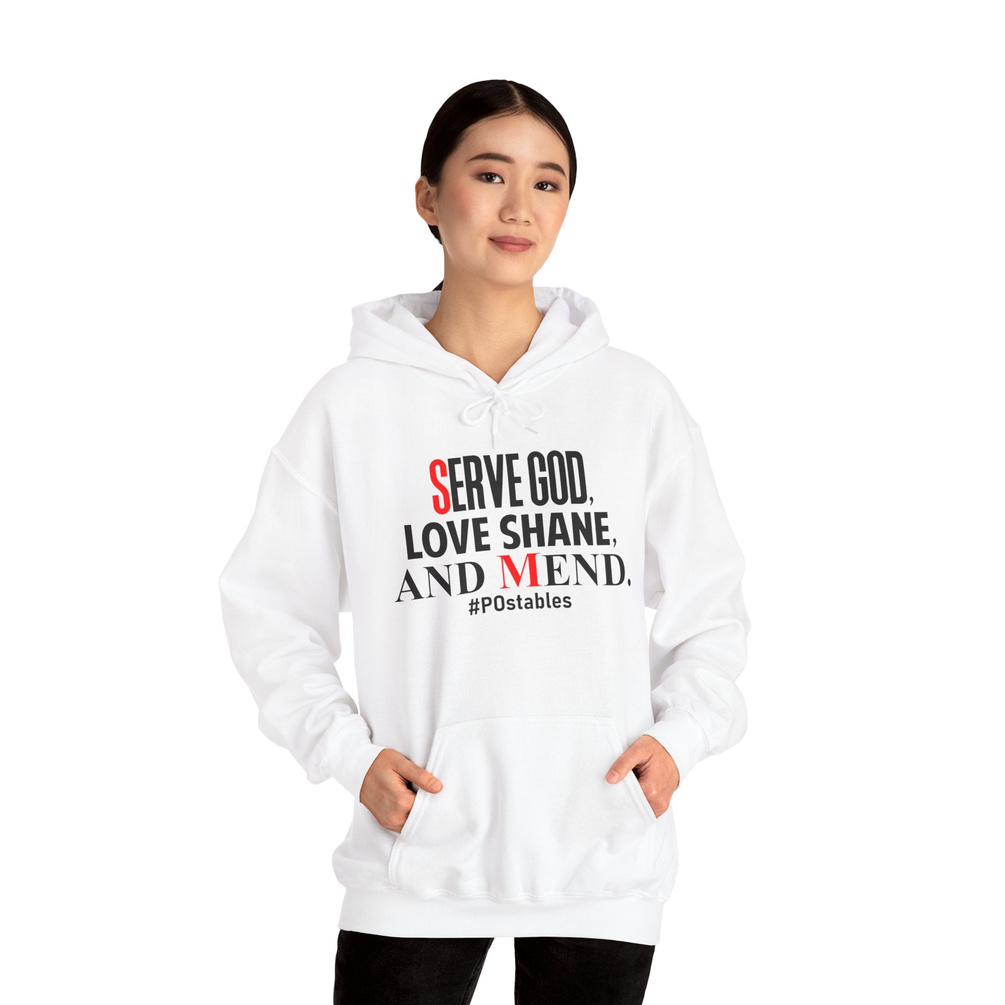 Serve God, Love Shane, and Mend Unisex Hoodie