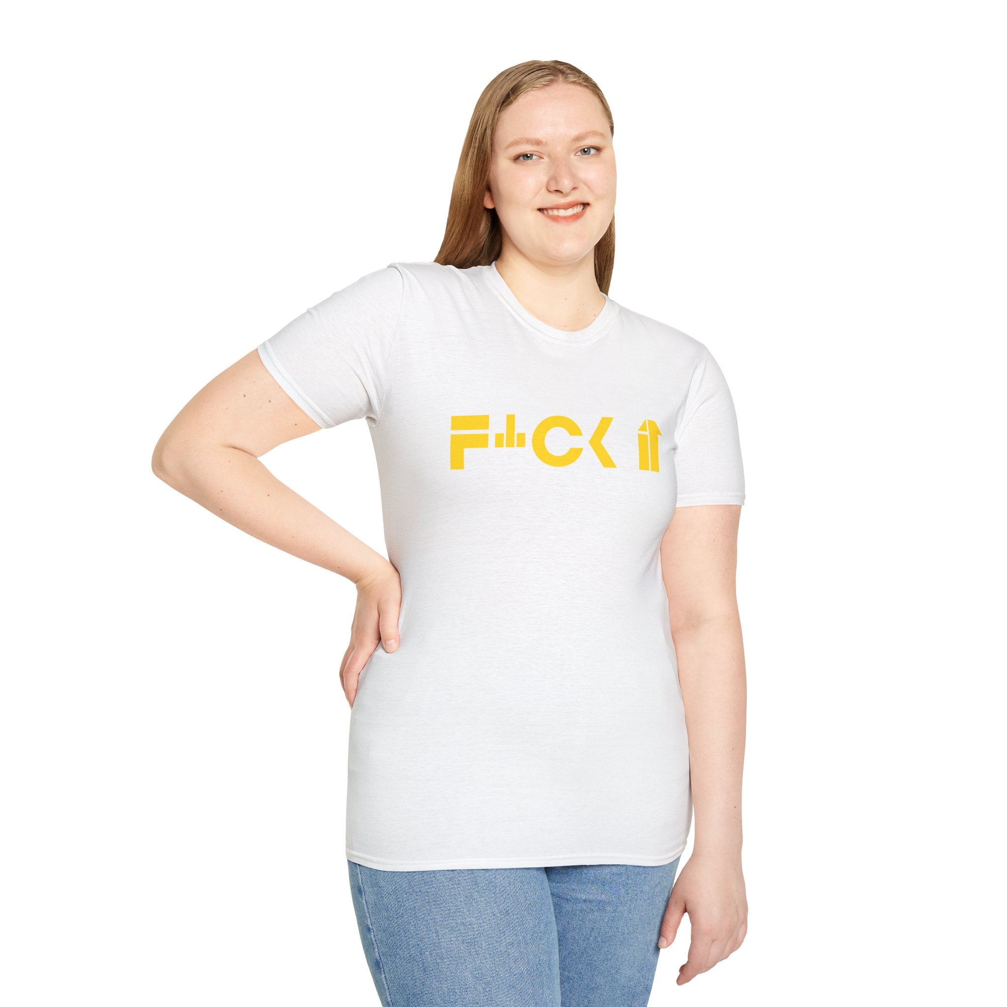 Casual Statement T-Shirt - "F*CK It" Unisex Softstyle Tee