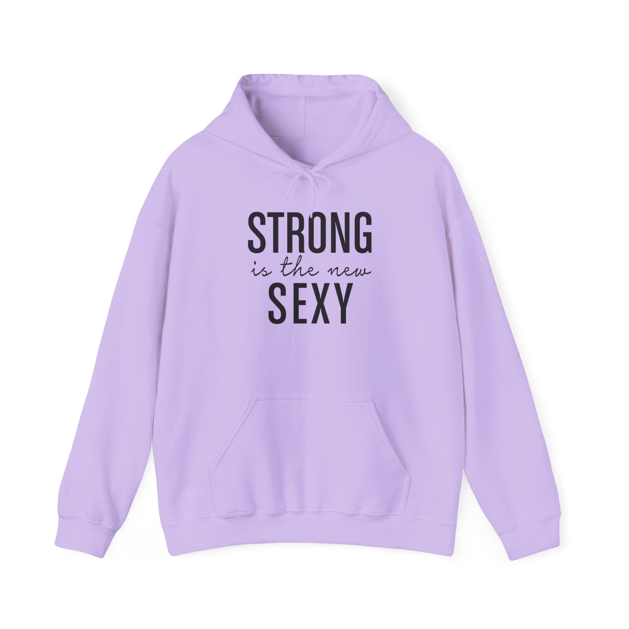 Strong is the New Sexy Hoodie - Unisex Heavy Blend Sweatshirt for Empowerment