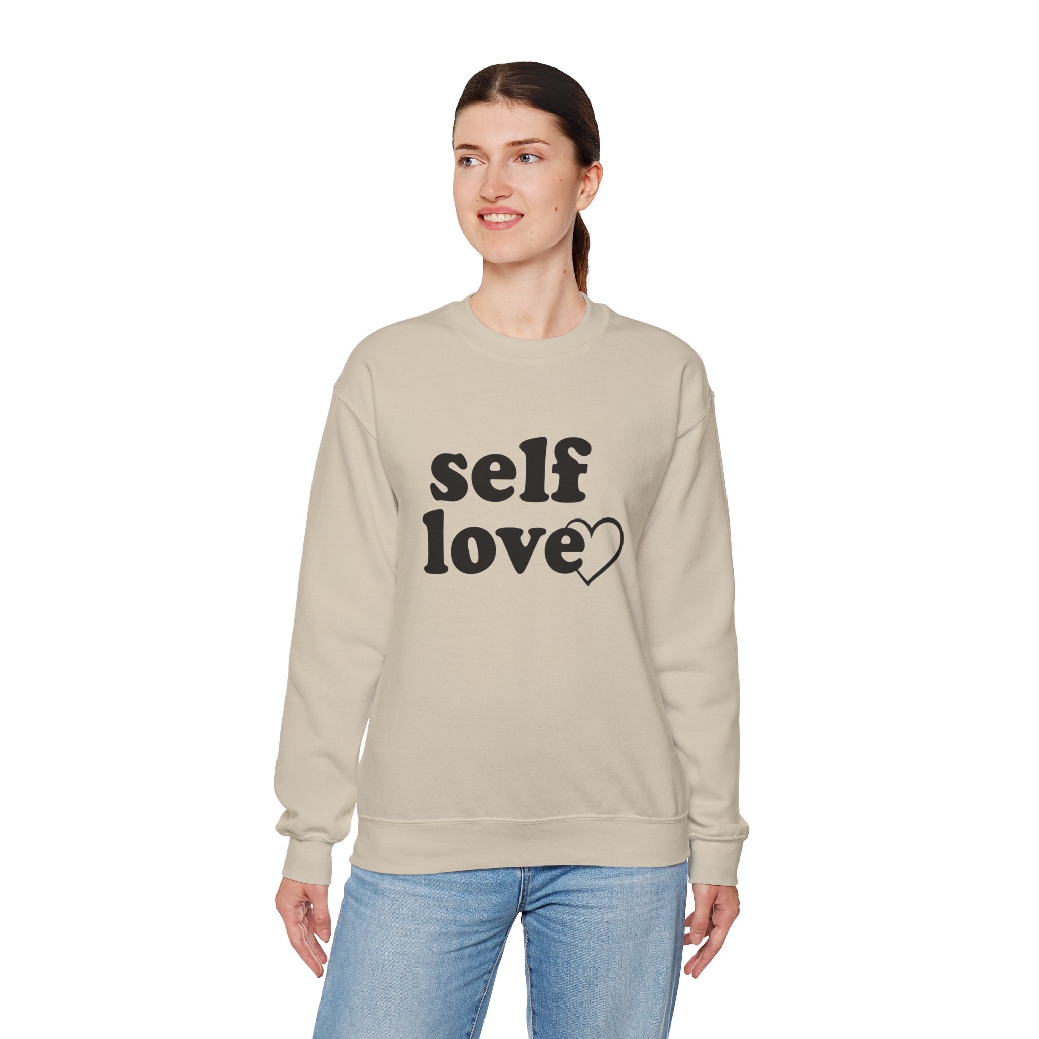 Self Love Unisex Crewneck Sweatshirt - Cozy & Inspirational