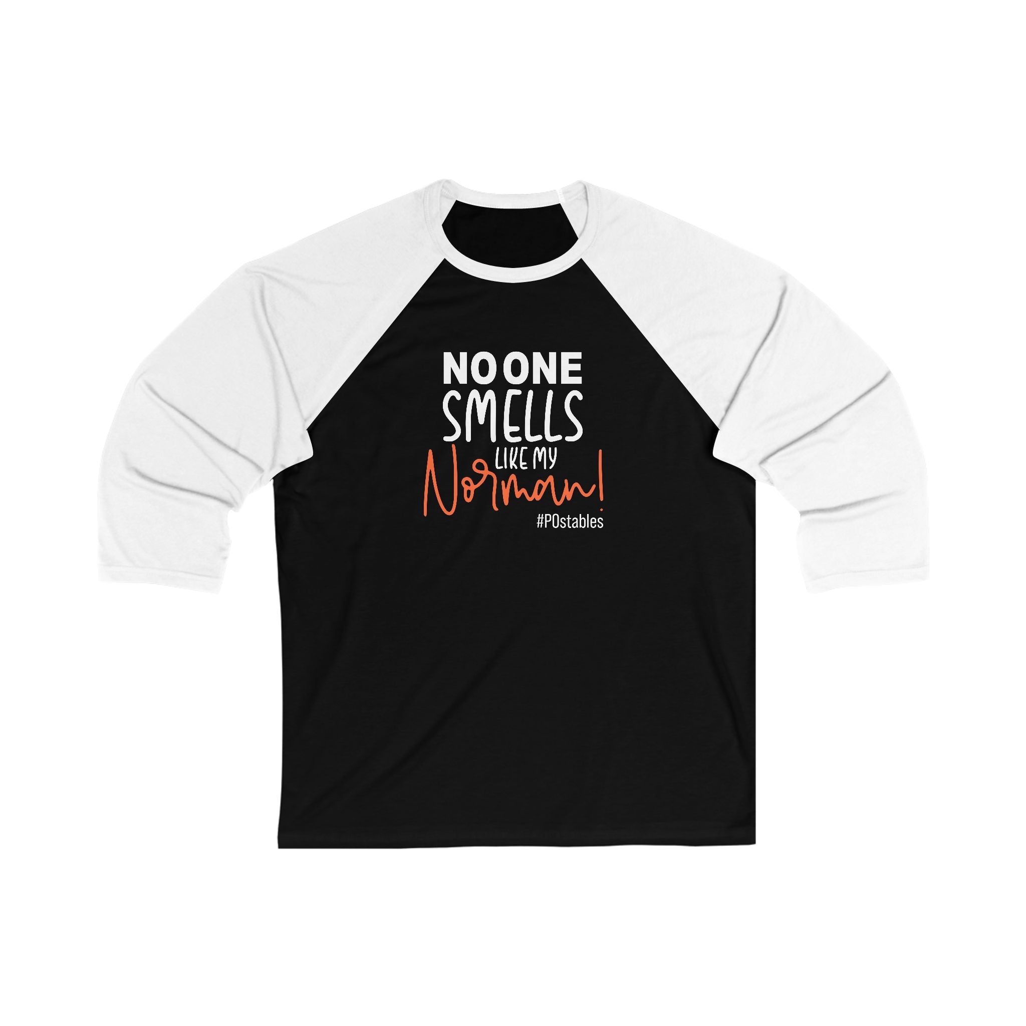 Funny Unisex Baseball Tee - No One Smells Like My Normal!