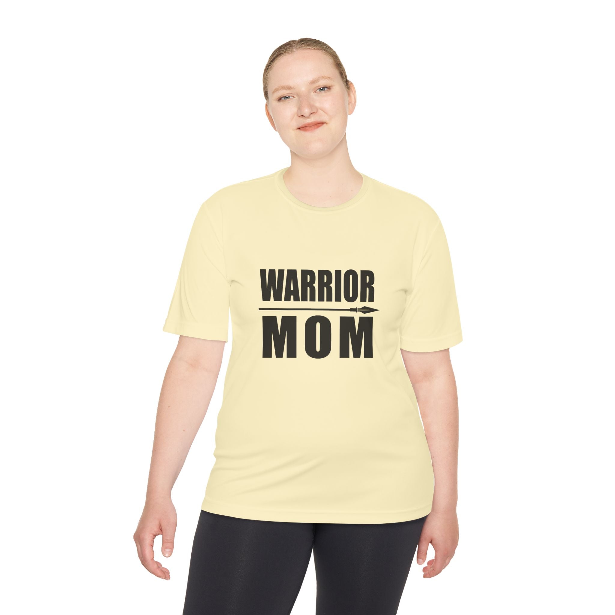 Warrior Mom Moisture Wicking Tee - Activewear for Strong Mothers