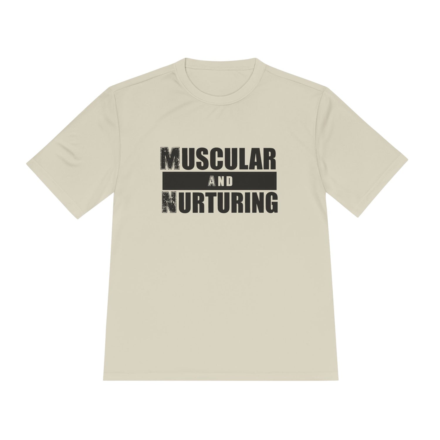 Muscular and Nurturing Unisex Moisture Wicking Tee