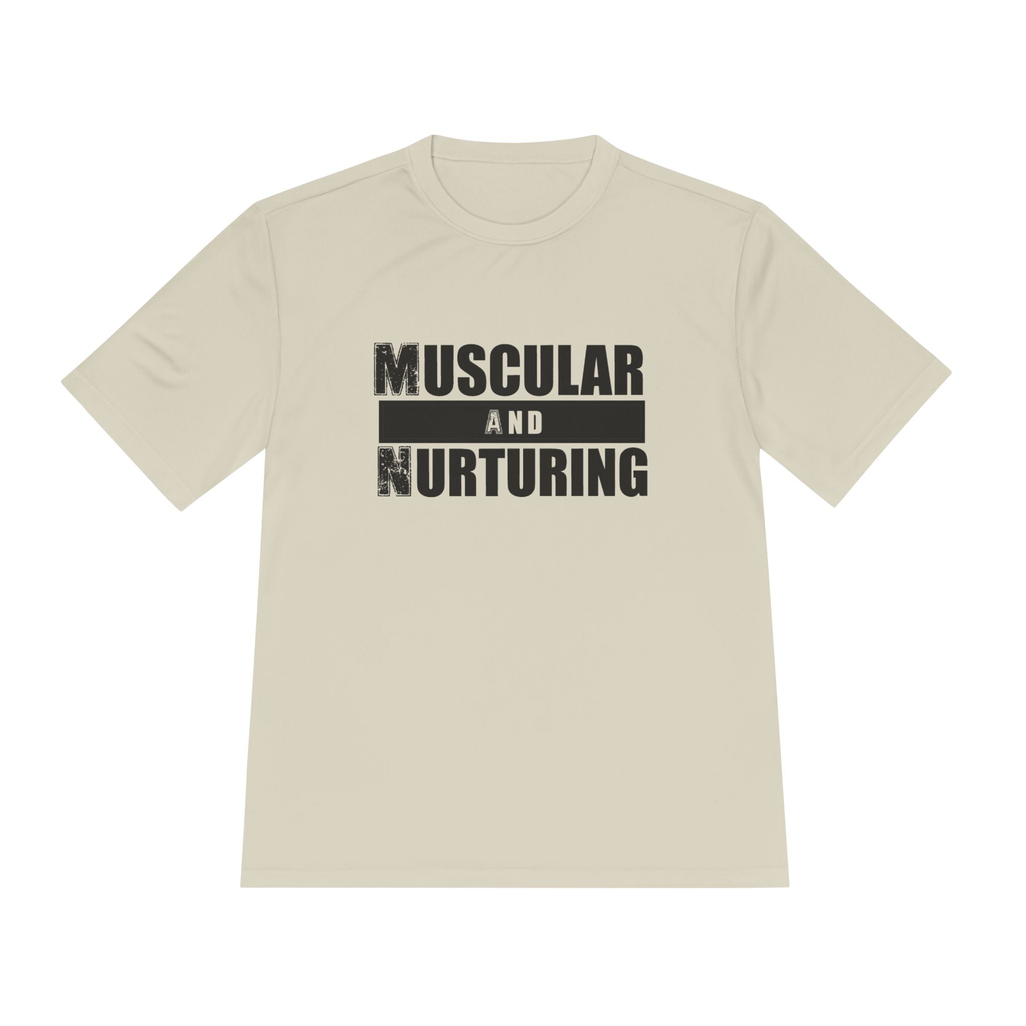 Muscular and Nurturing Unisex Moisture Wicking Tee