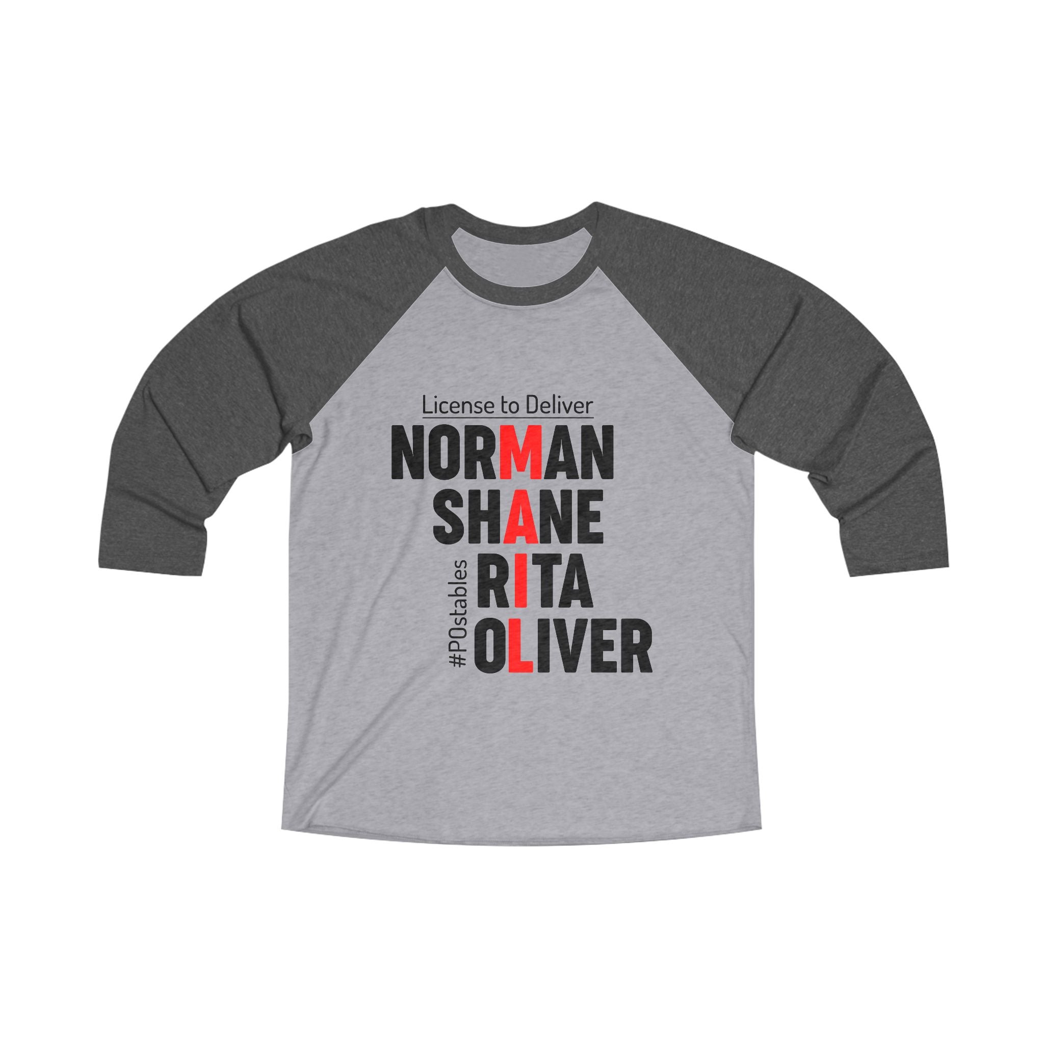Personalized License to Deliver Raglan Tee for Food Lovers