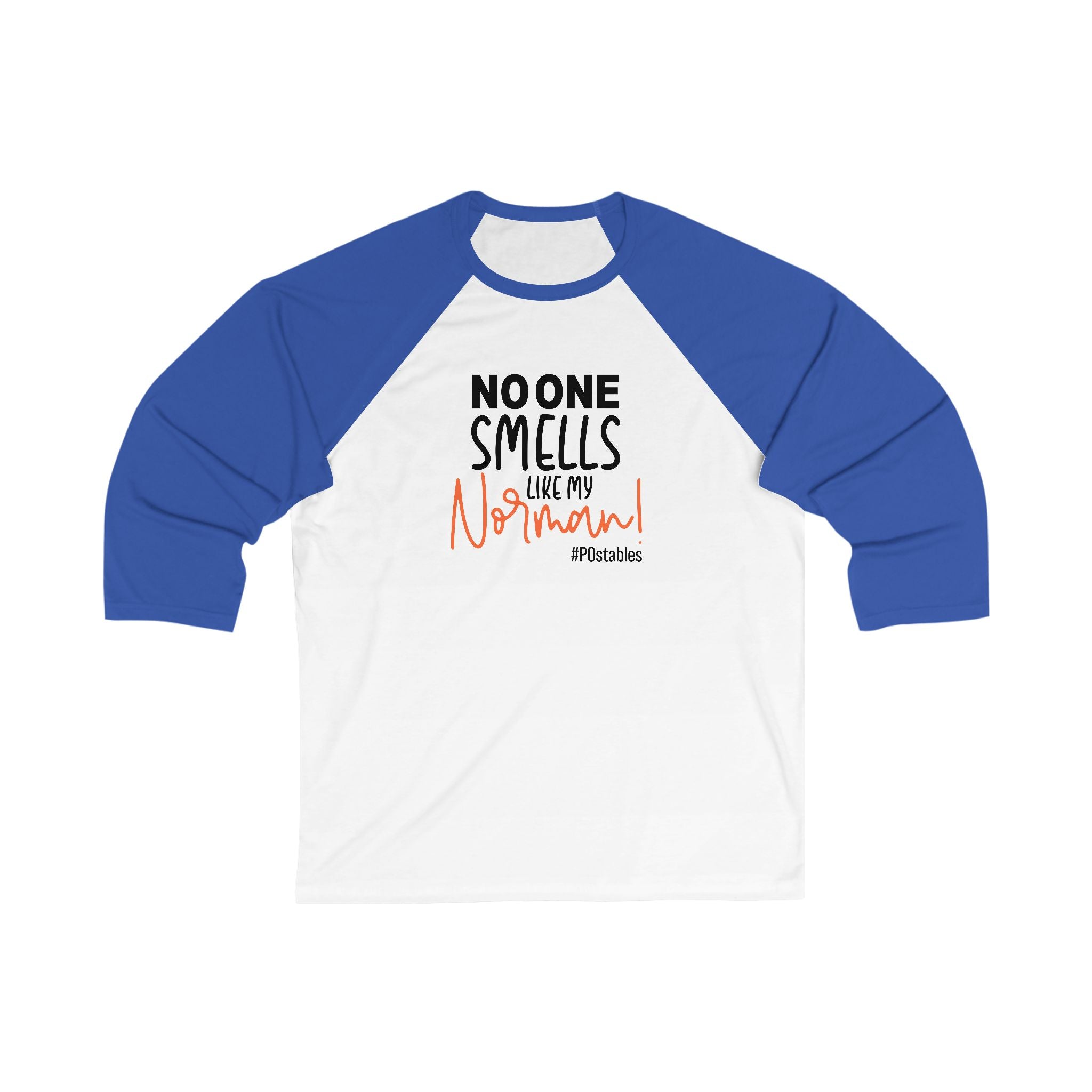 Funny Unisex Baseball Tee - No One Smells Like My Normal!