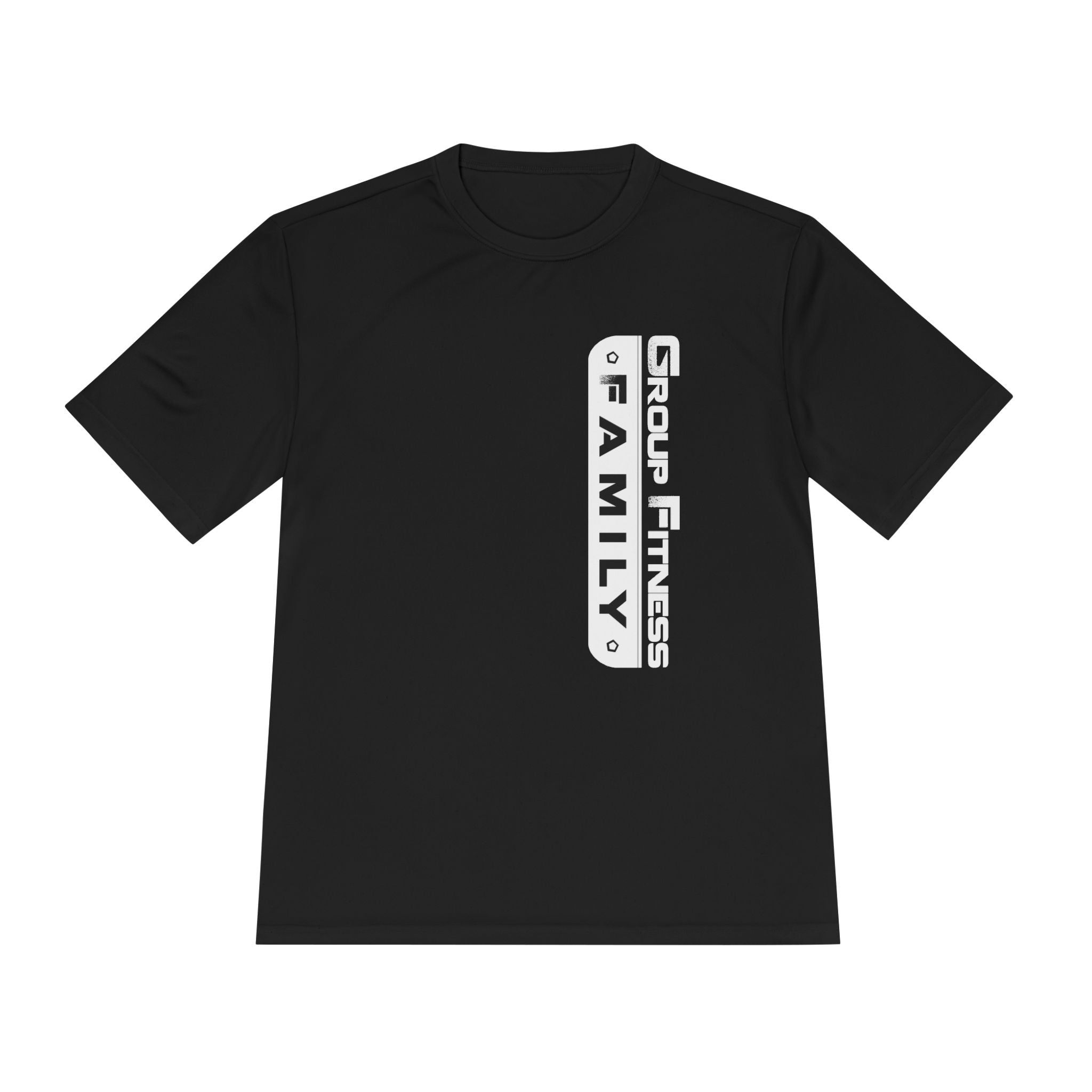 Unisex Moisture Wicking Tee - Group Fitness of FAMILY - Ideal for Active Lifestyle