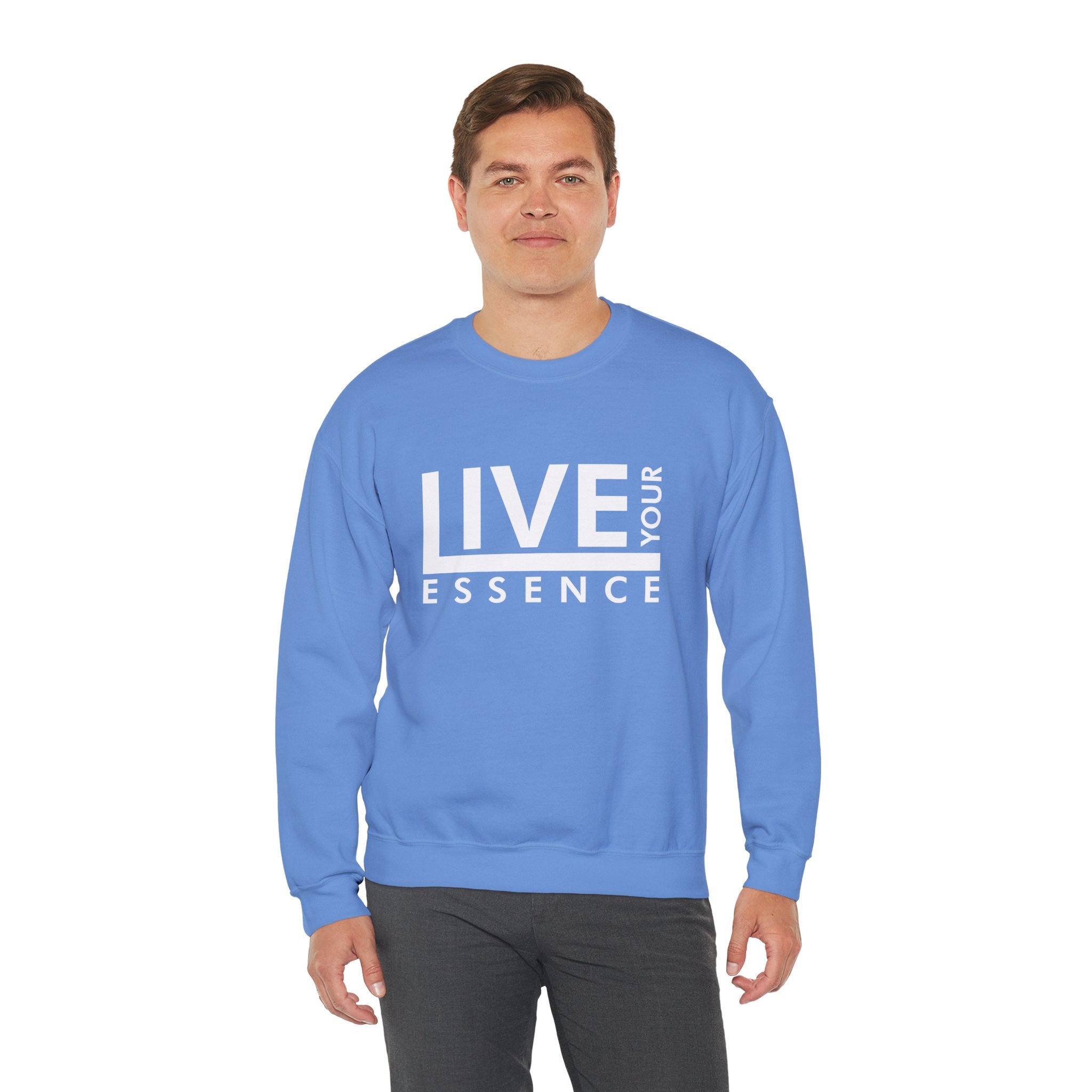 Live Your Essence Unisex Crewneck Sweatshirt - Inspirational Casual Wear