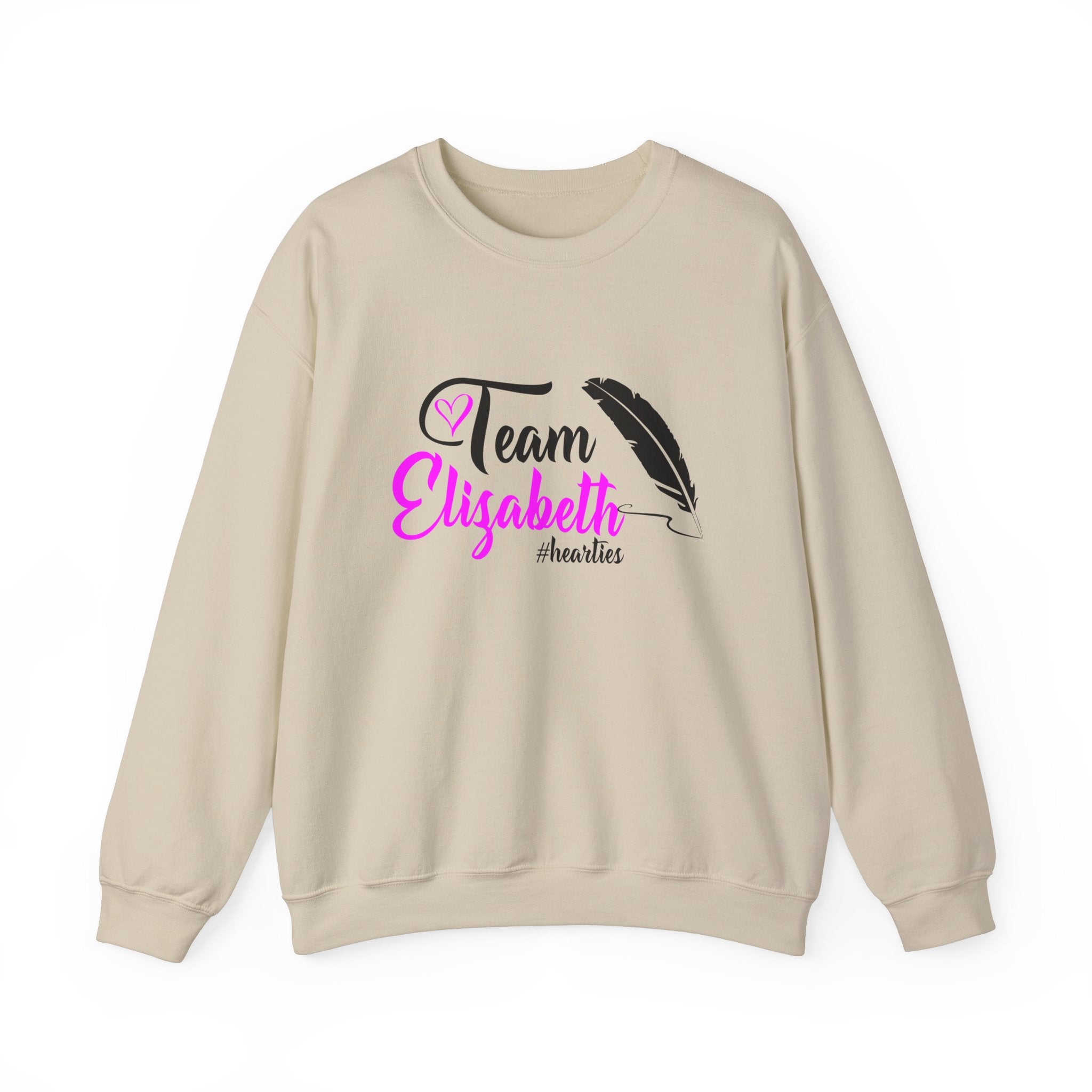 Team Elizabeth Unisex Crewneck Sweatshirt - Perfect for Supporters and Celebrations