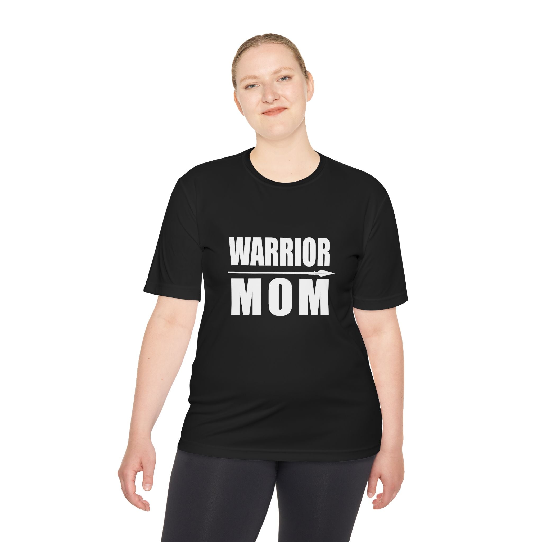 Warrior Mom Moisture Wicking Tee - Activewear for Strong Mothers