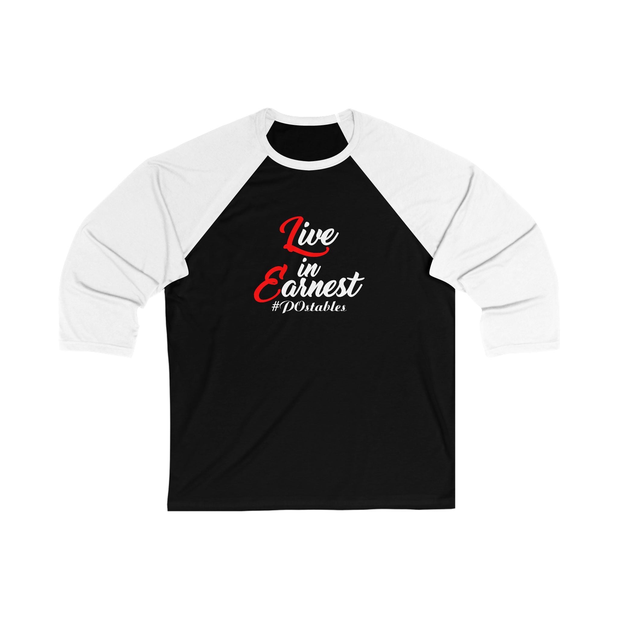 Live in Earnest Unisex Baseball Shirt