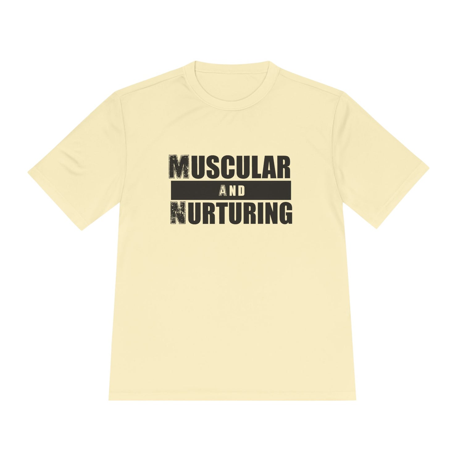 Muscular and Nurturing Unisex Moisture Wicking Tee