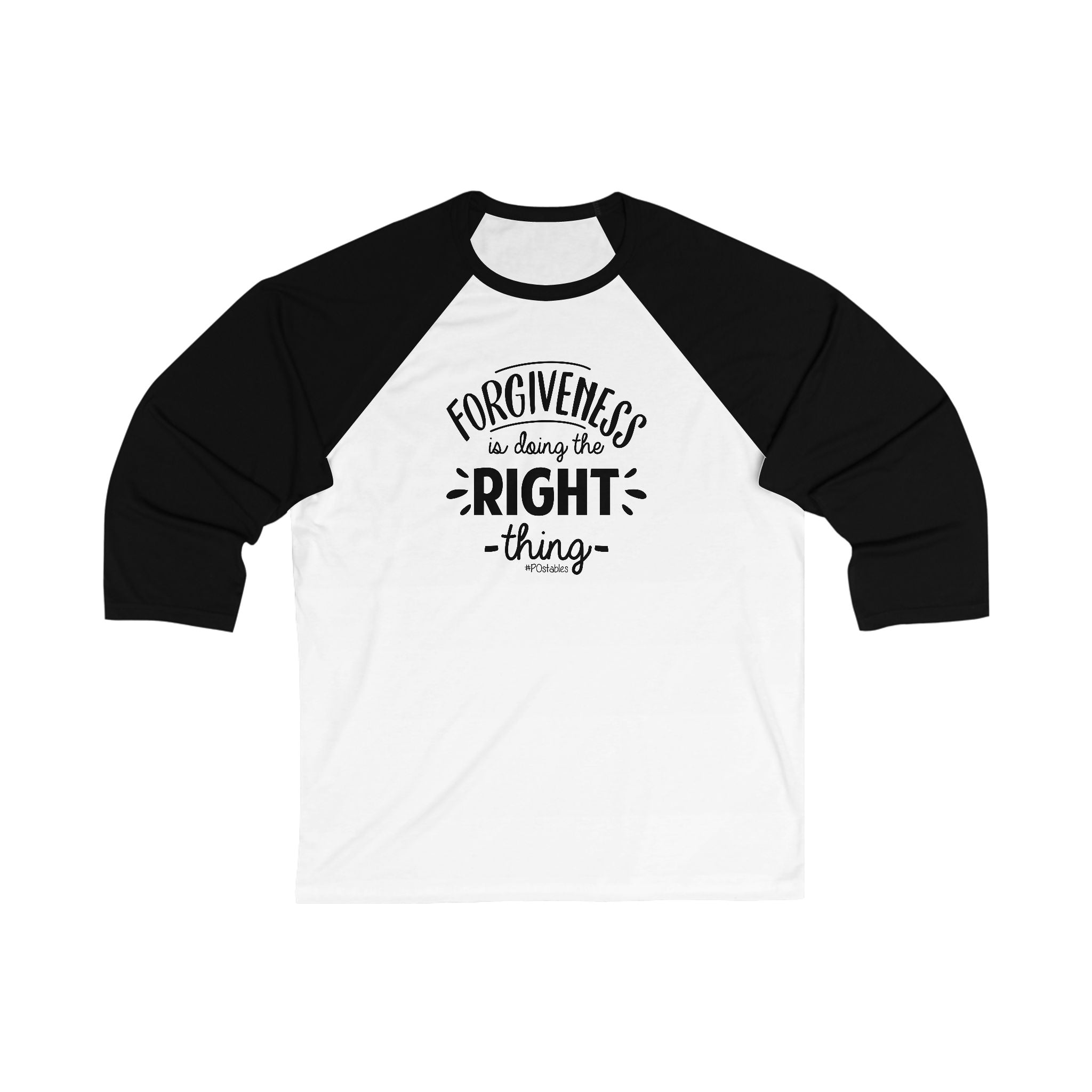 Forgiveness Baseball Tee - Unisex 3/4 Sleeve Raglan Shirt