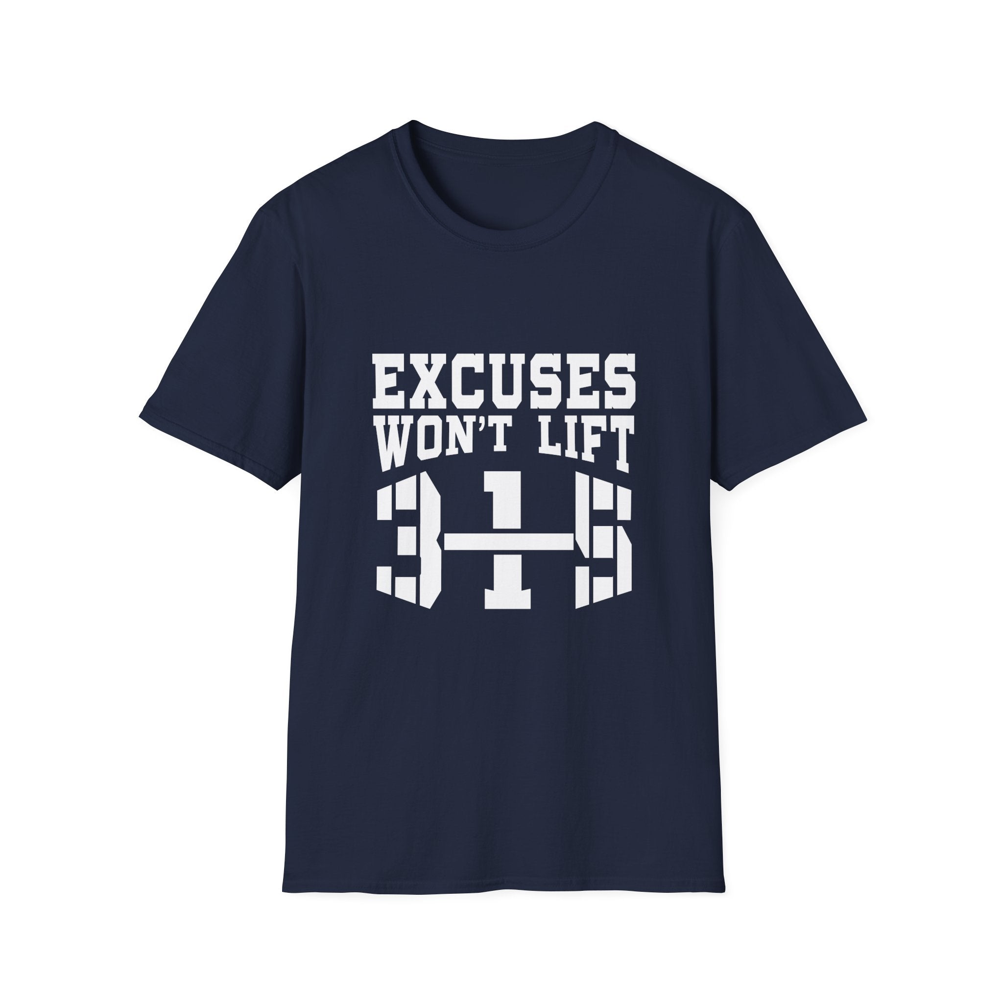 Motivational Workout T-Shirt - "Excuses Won&