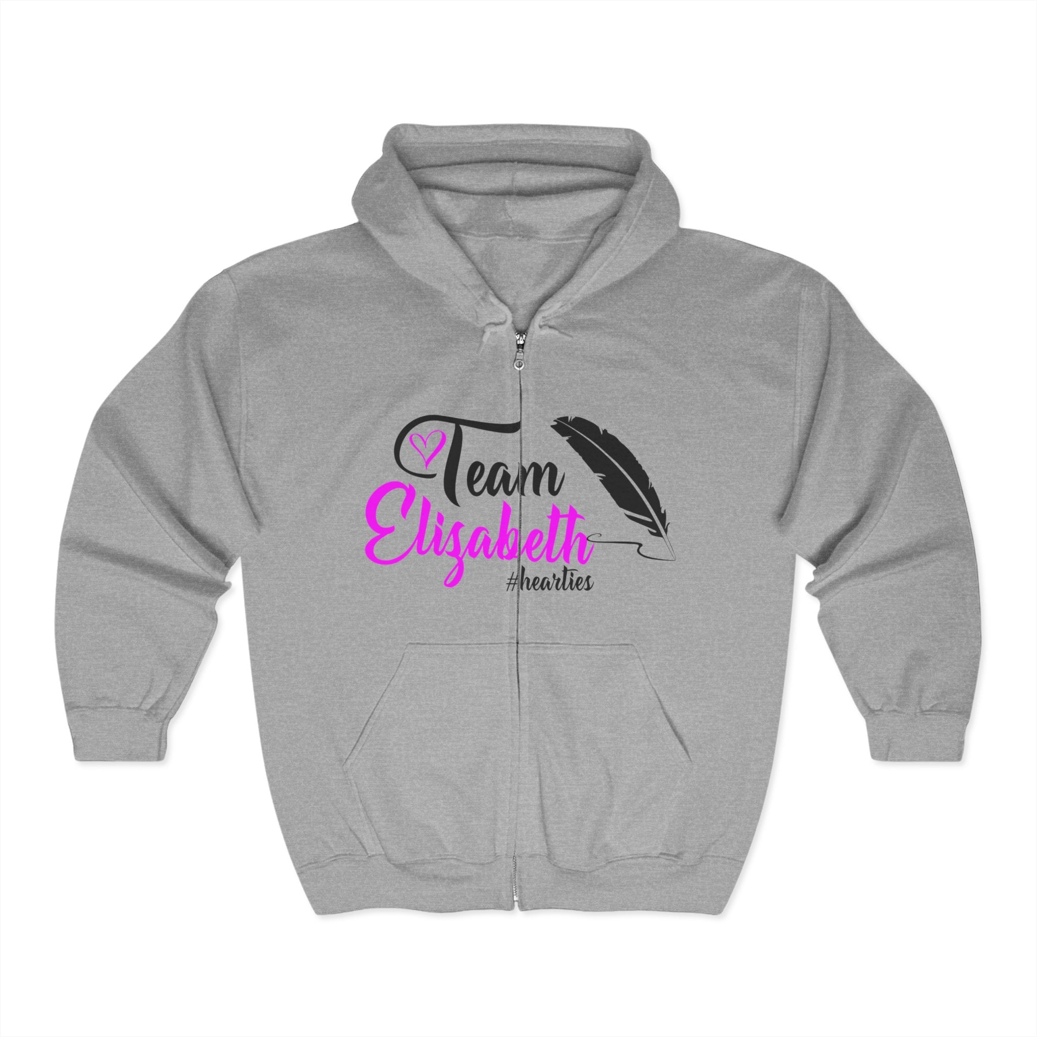 Team Elizabeth Unisex Zip Hoodie