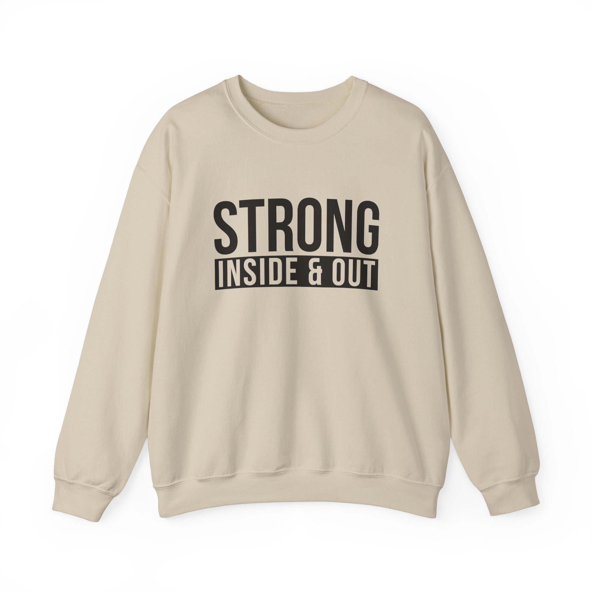 Strong Inside & Out Unisex Heavy Blend Crewneck Sweatshirt