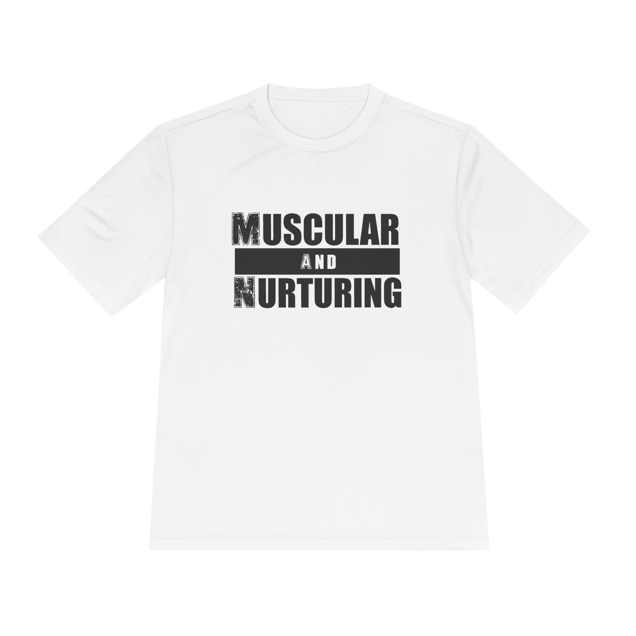 Muscular and Nurturing Unisex Moisture Wicking Tee