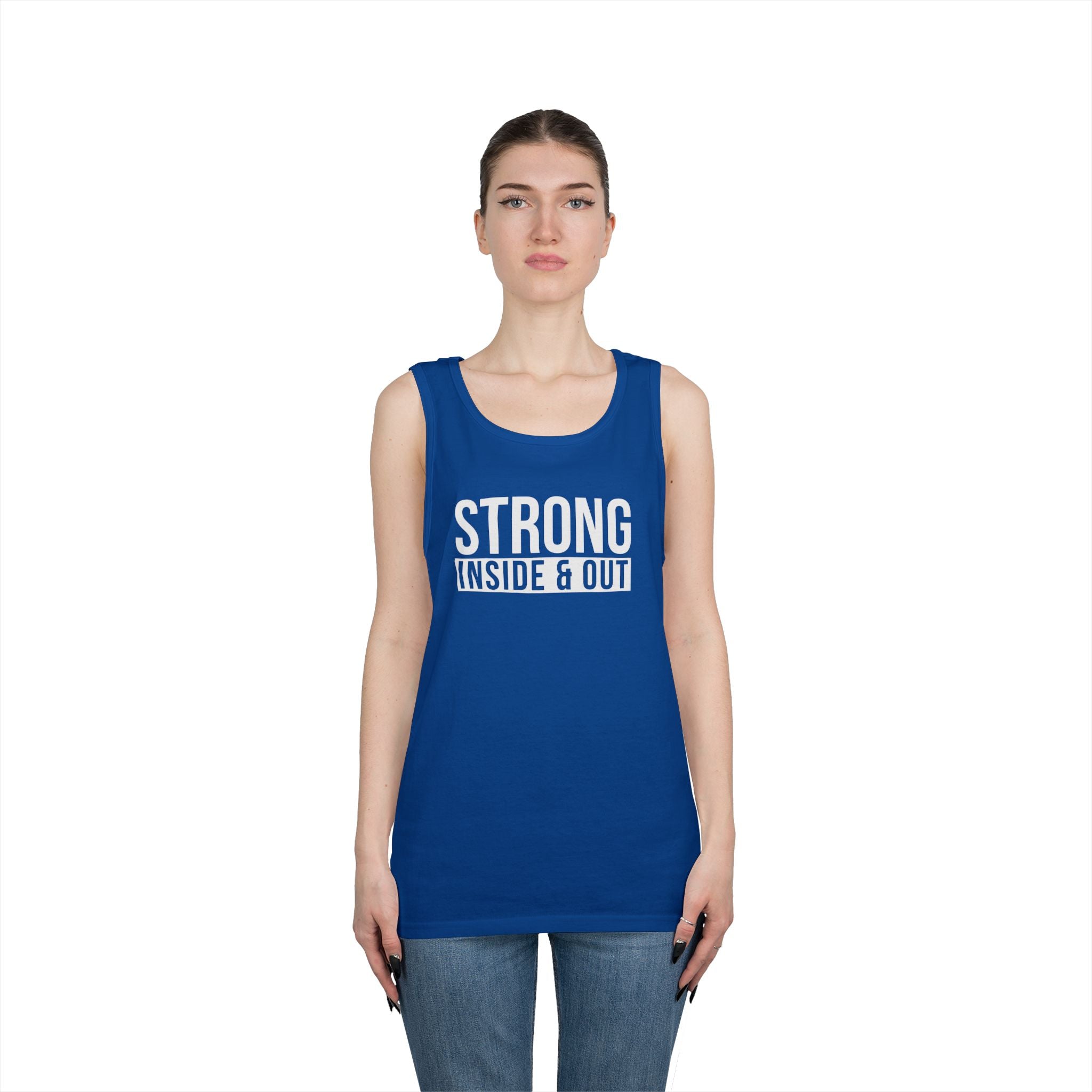 Strong Inside & Out Unisex Heavy Cotton Tank Top