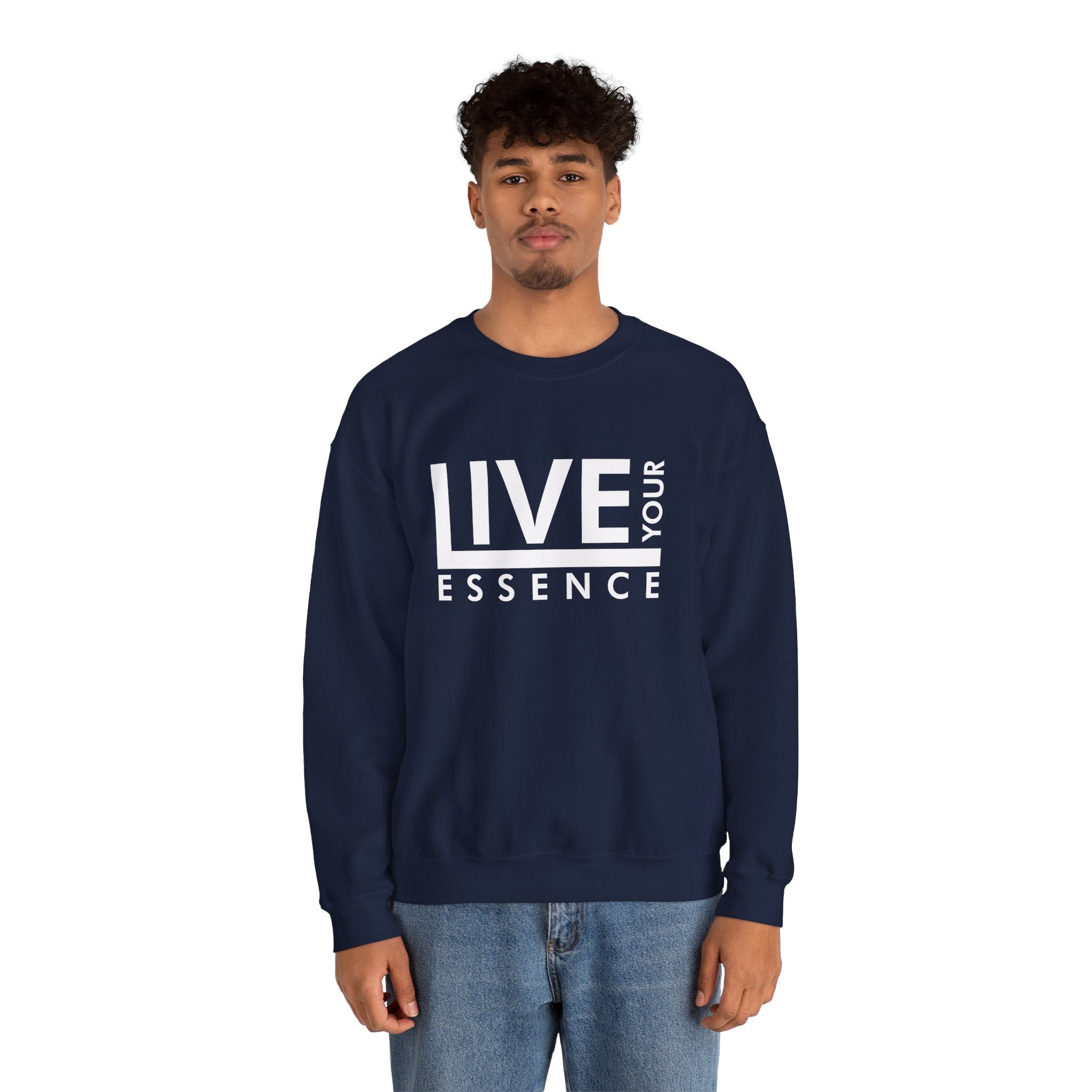 Live Your Essence Unisex Crewneck Sweatshirt - Inspirational Casual Wear
