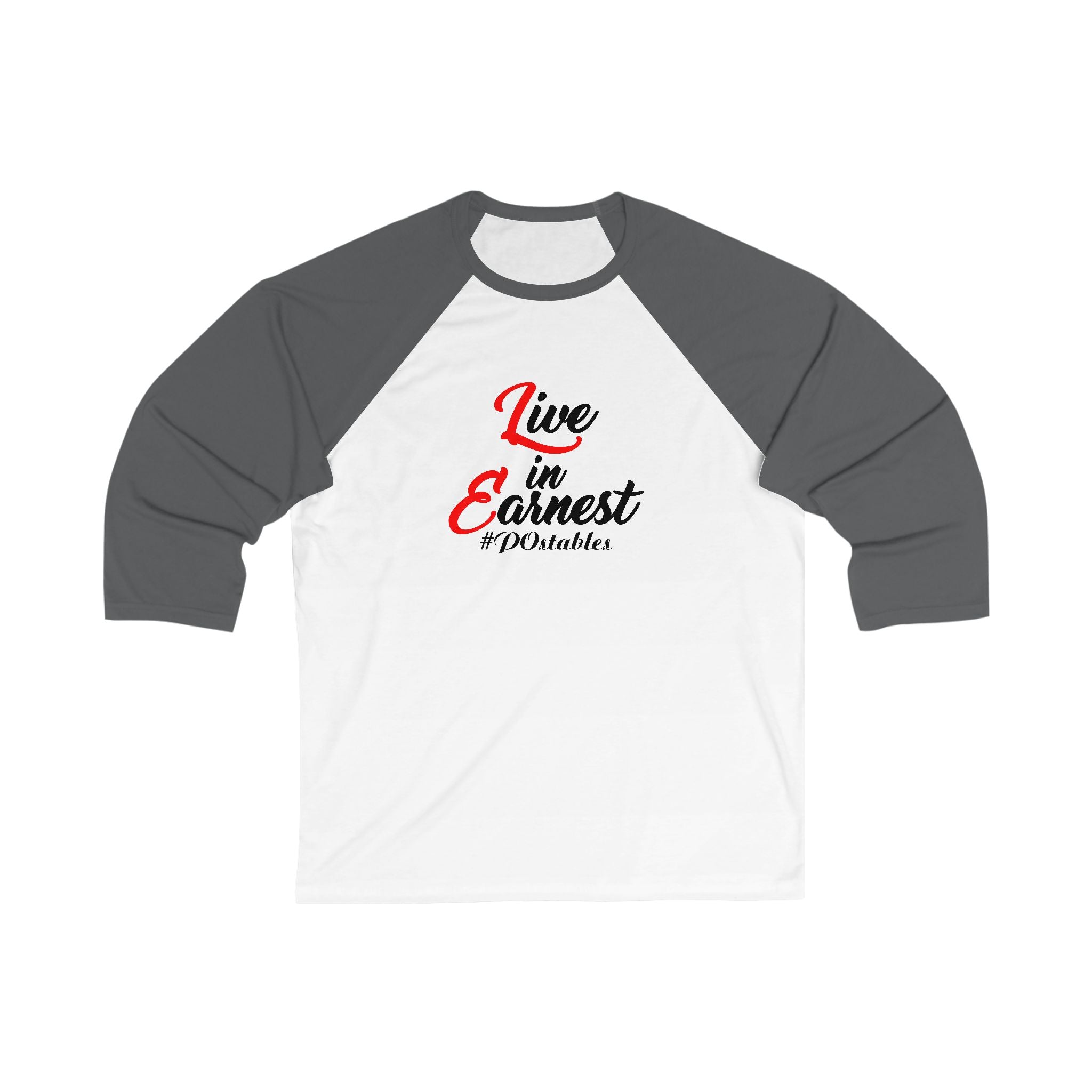 Live in Earnest Unisex Baseball Shirt