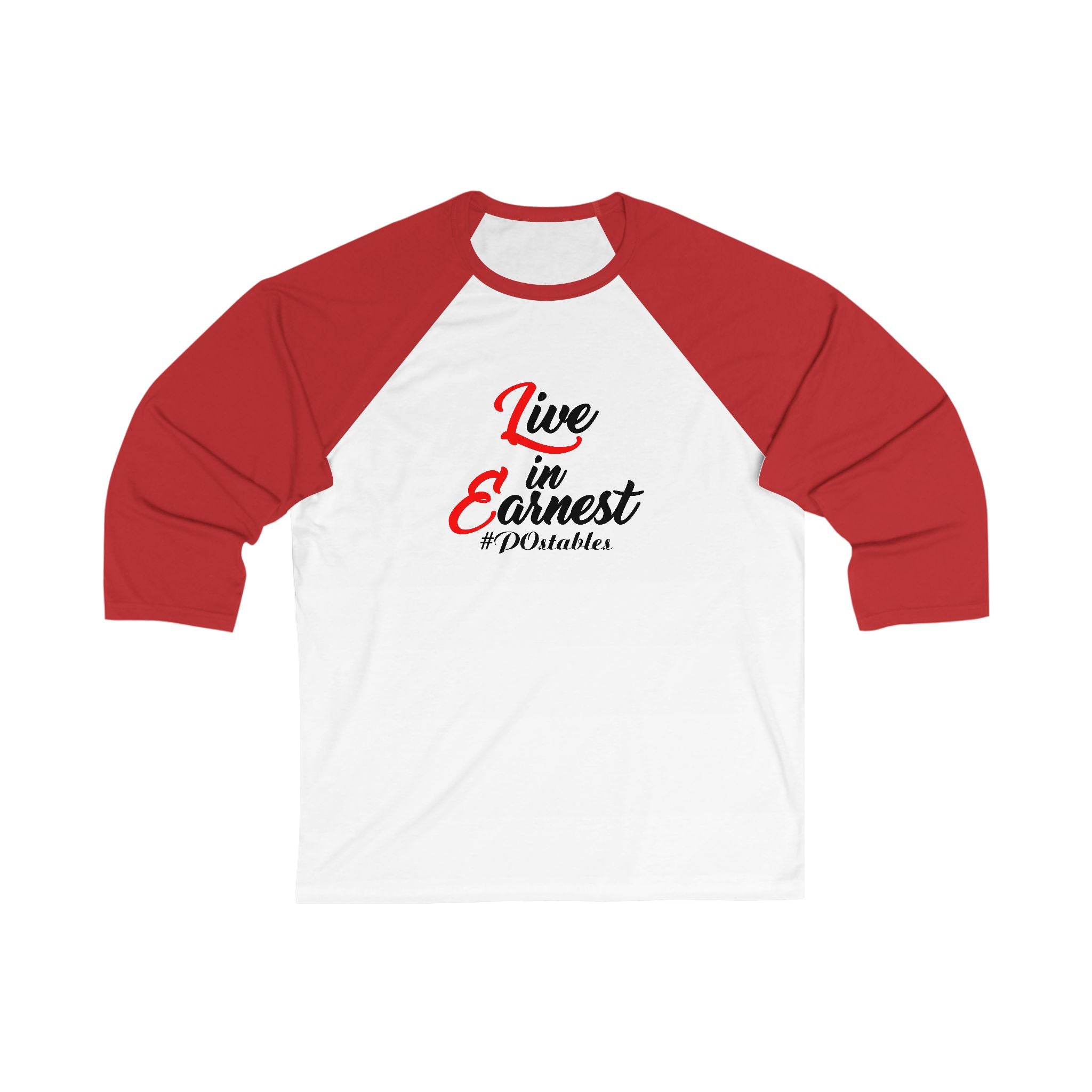 Live in Earnest Unisex Baseball Shirt