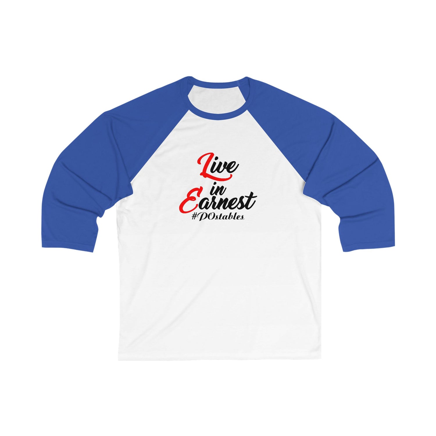 Live in Earnest Unisex Baseball Shirt