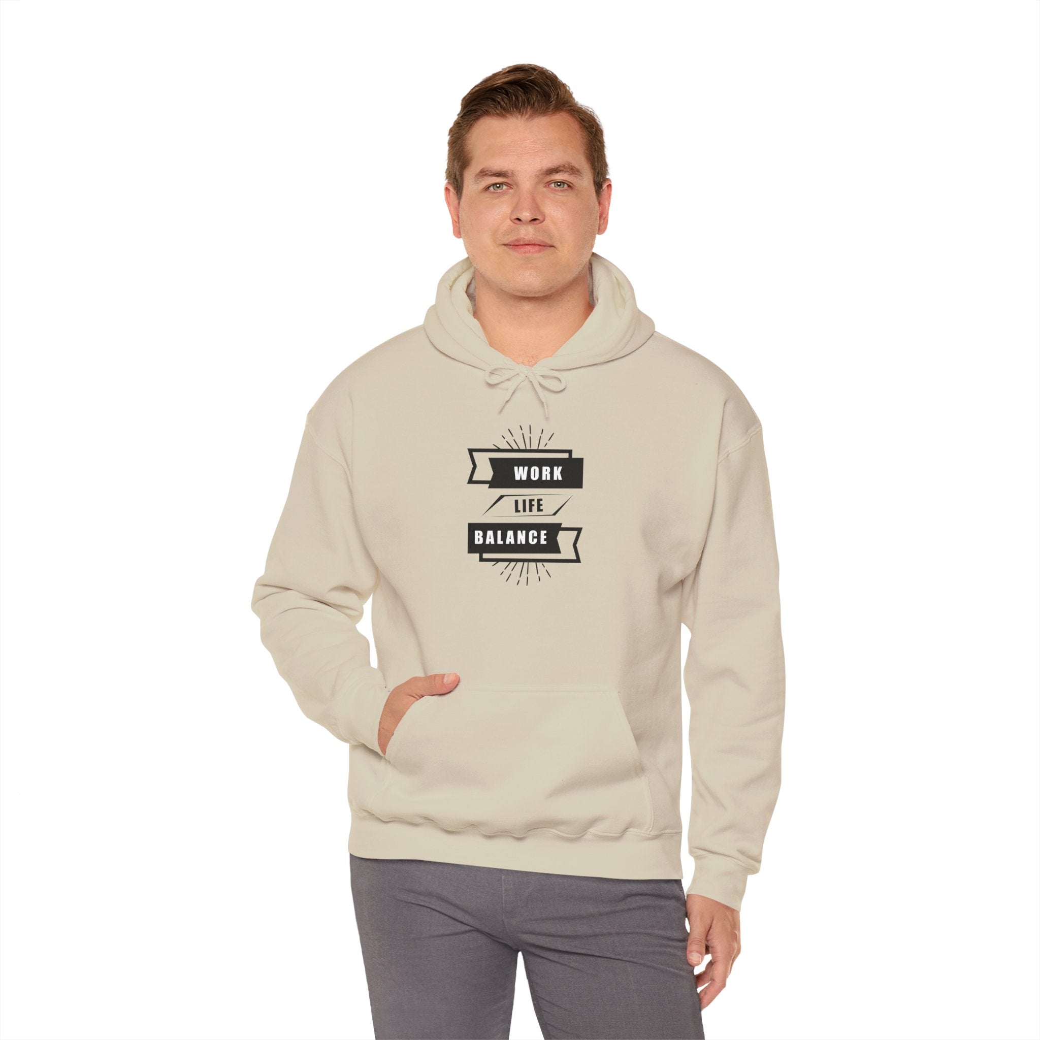 Unisex Heavy Blend Hoodie - Work Life Balance Sweatshirt