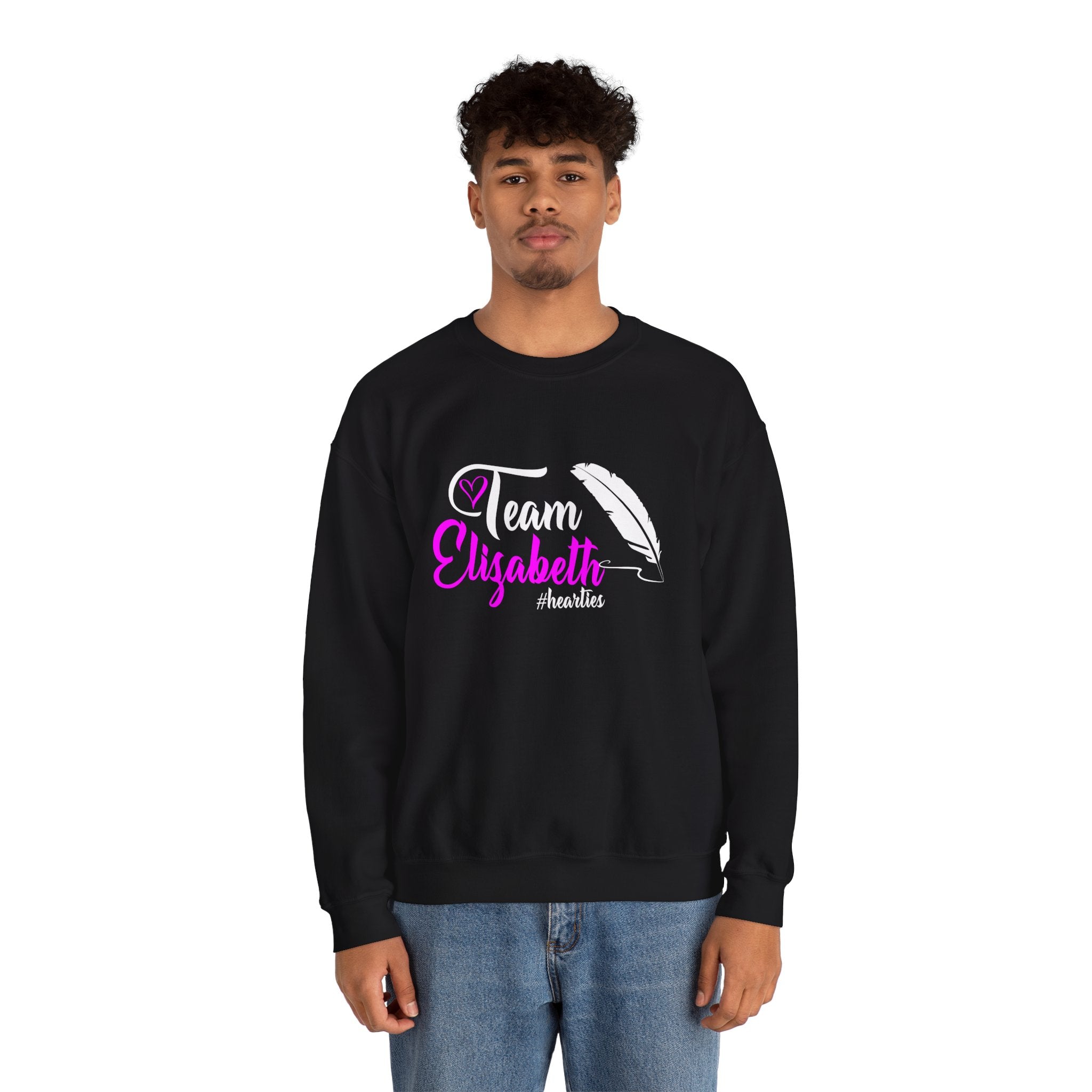 Team Elizabeth Unisex Crewneck Sweatshirt - Perfect for Supporters and Celebrations