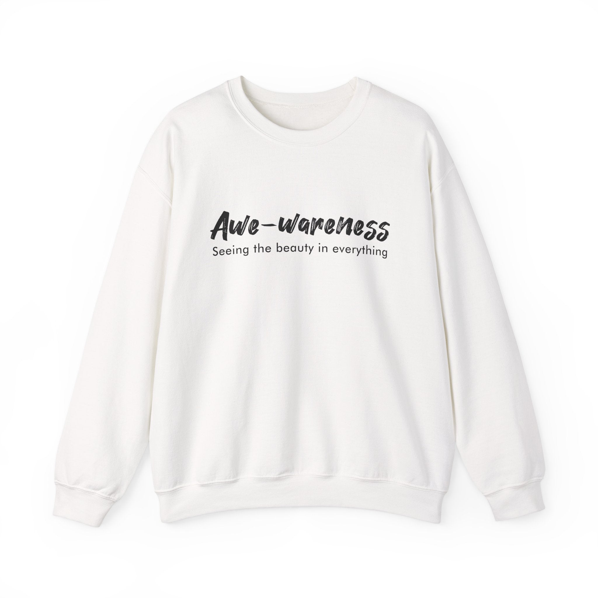Awe-awareness Unisex Heavy Blend™ Crewneck Sweatshirt - Feel the Beauty in Everything