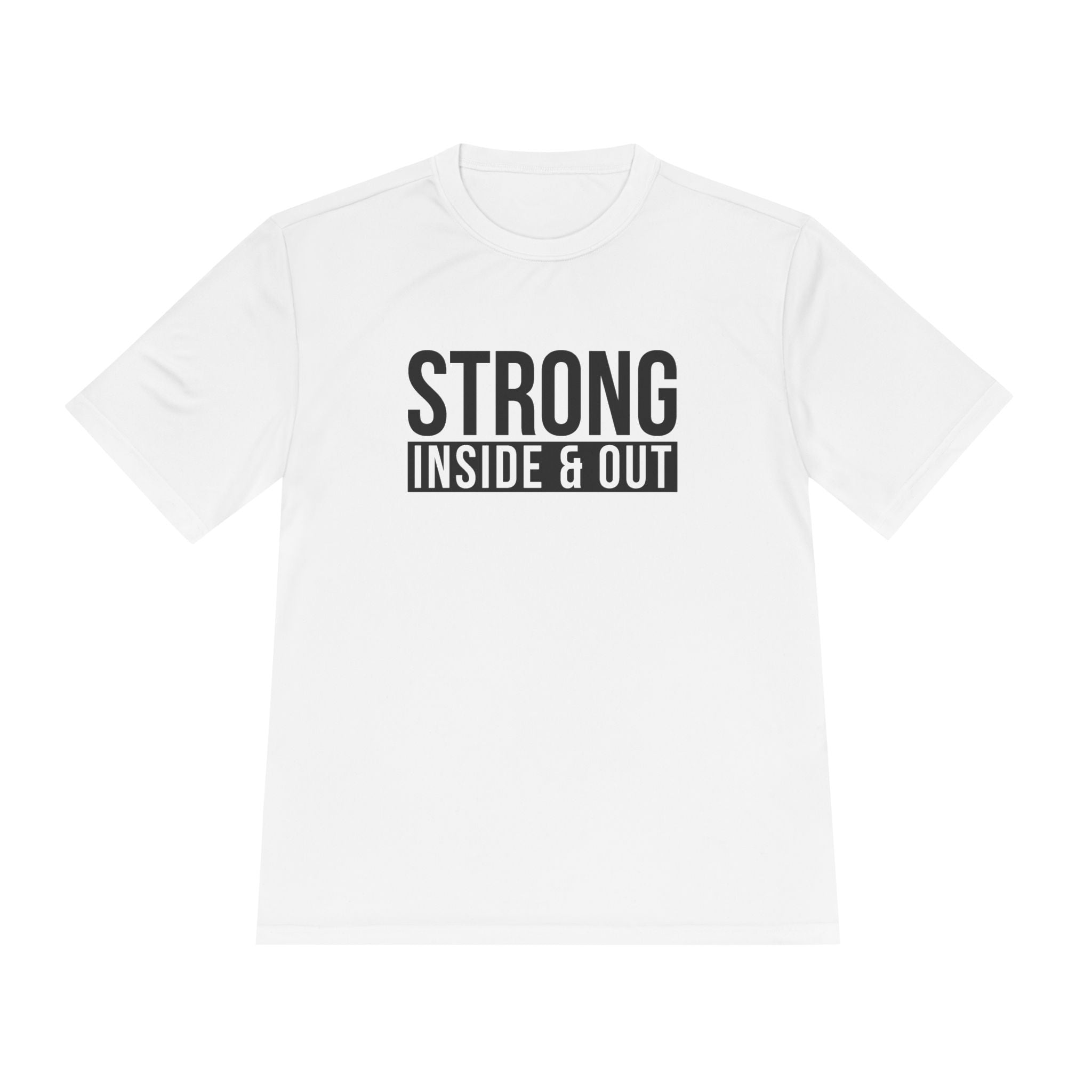 Strong Inside & Out Unisex Moisture Wicking Tee for Fitness Enthusiasts