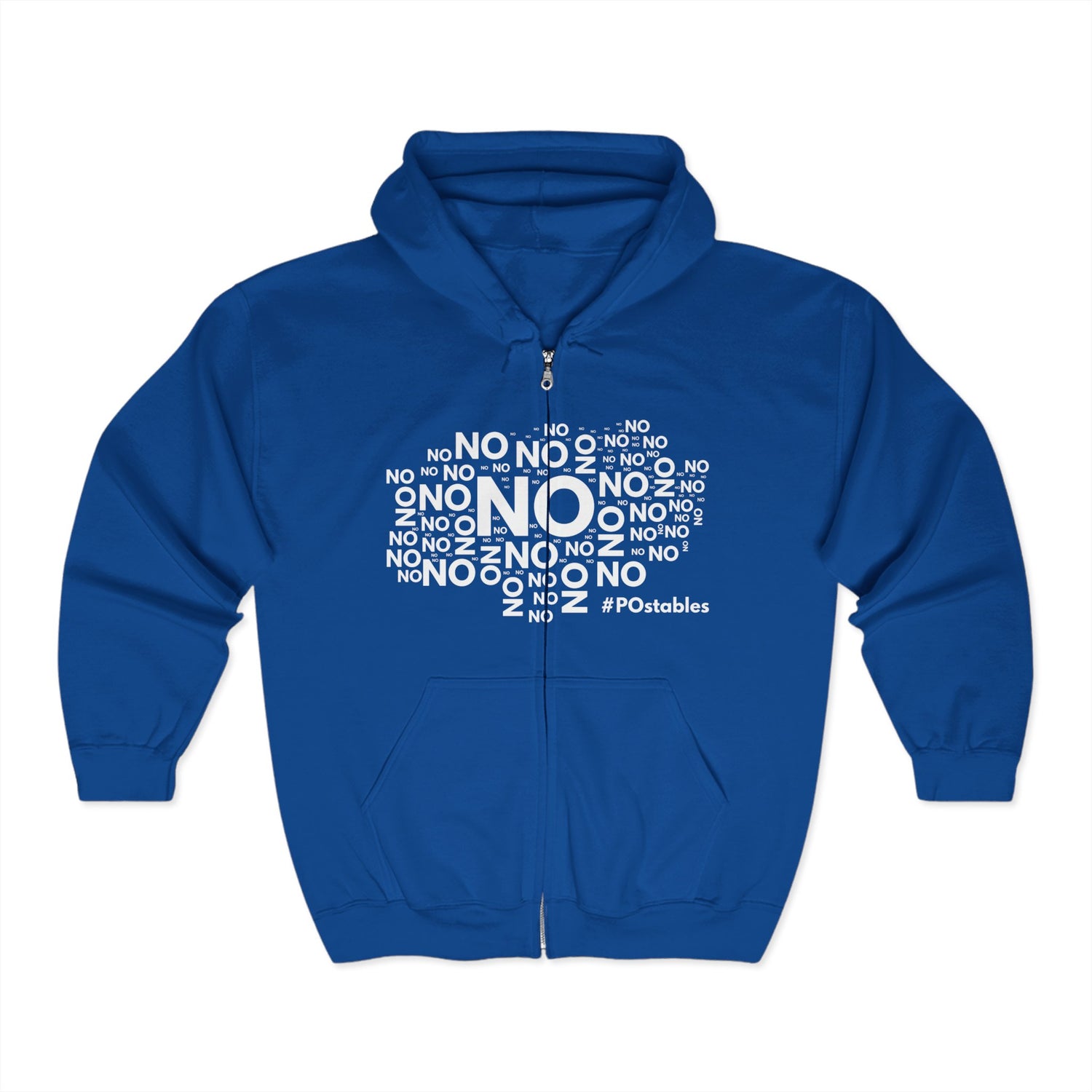 No No No Unisex Zip Hoodie