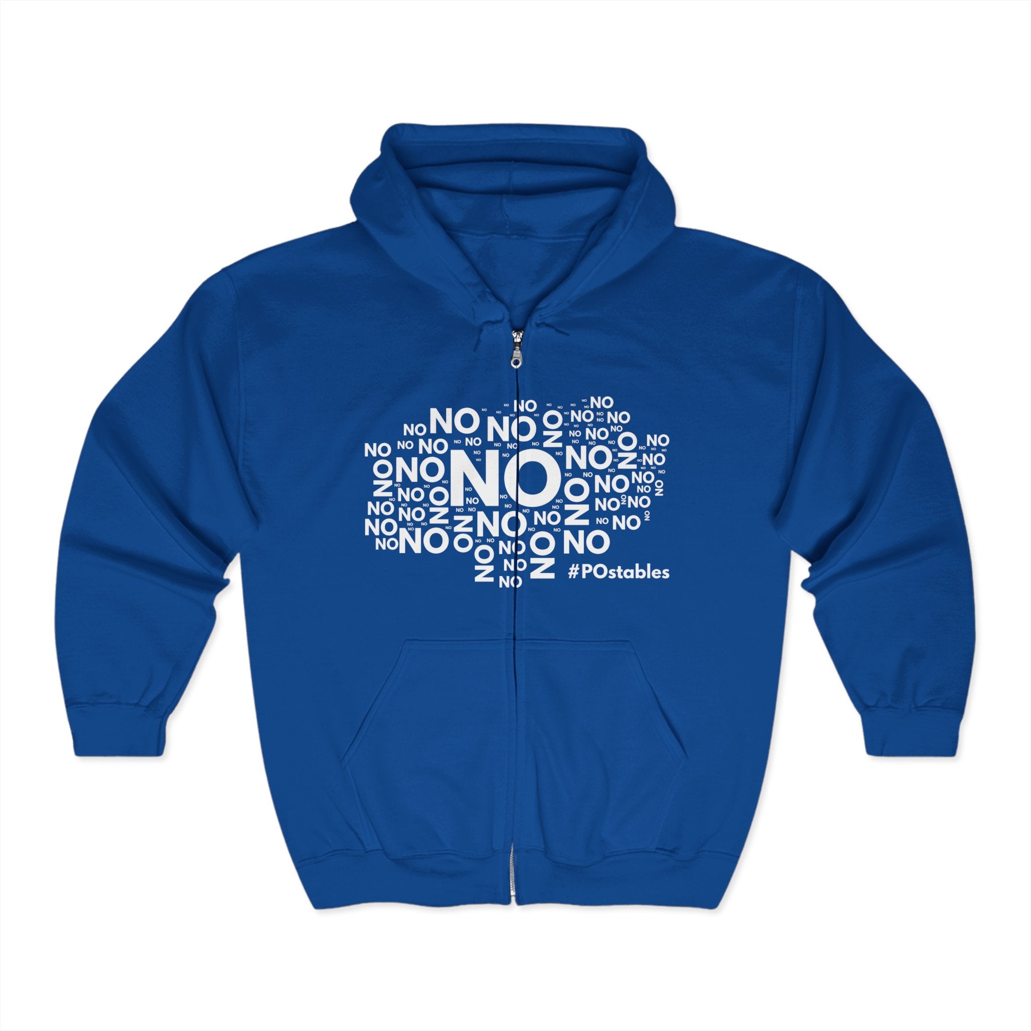 No No No Unisex Zip Hoodie