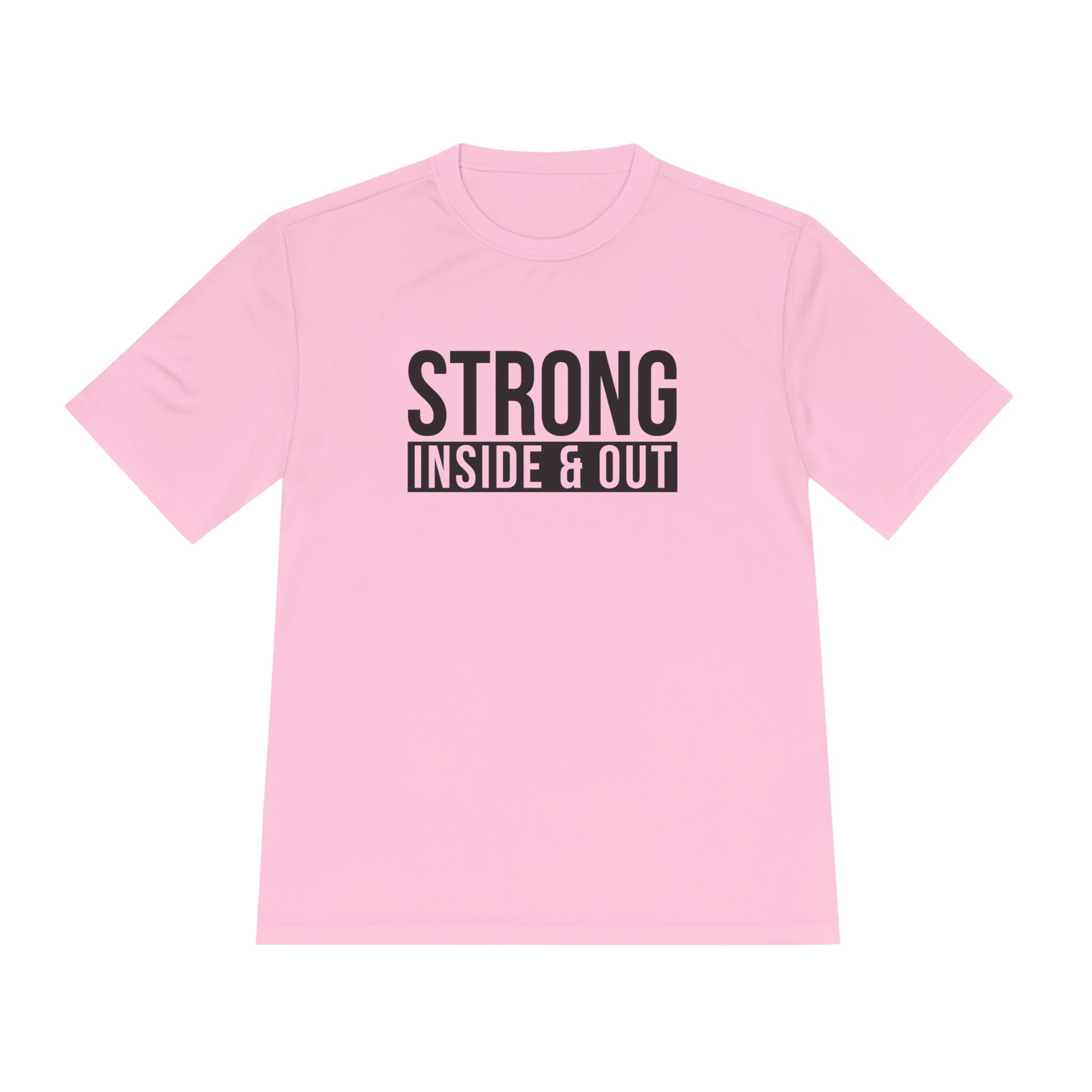 Strong Inside & Out Unisex Moisture Wicking Tee for Fitness Enthusiasts