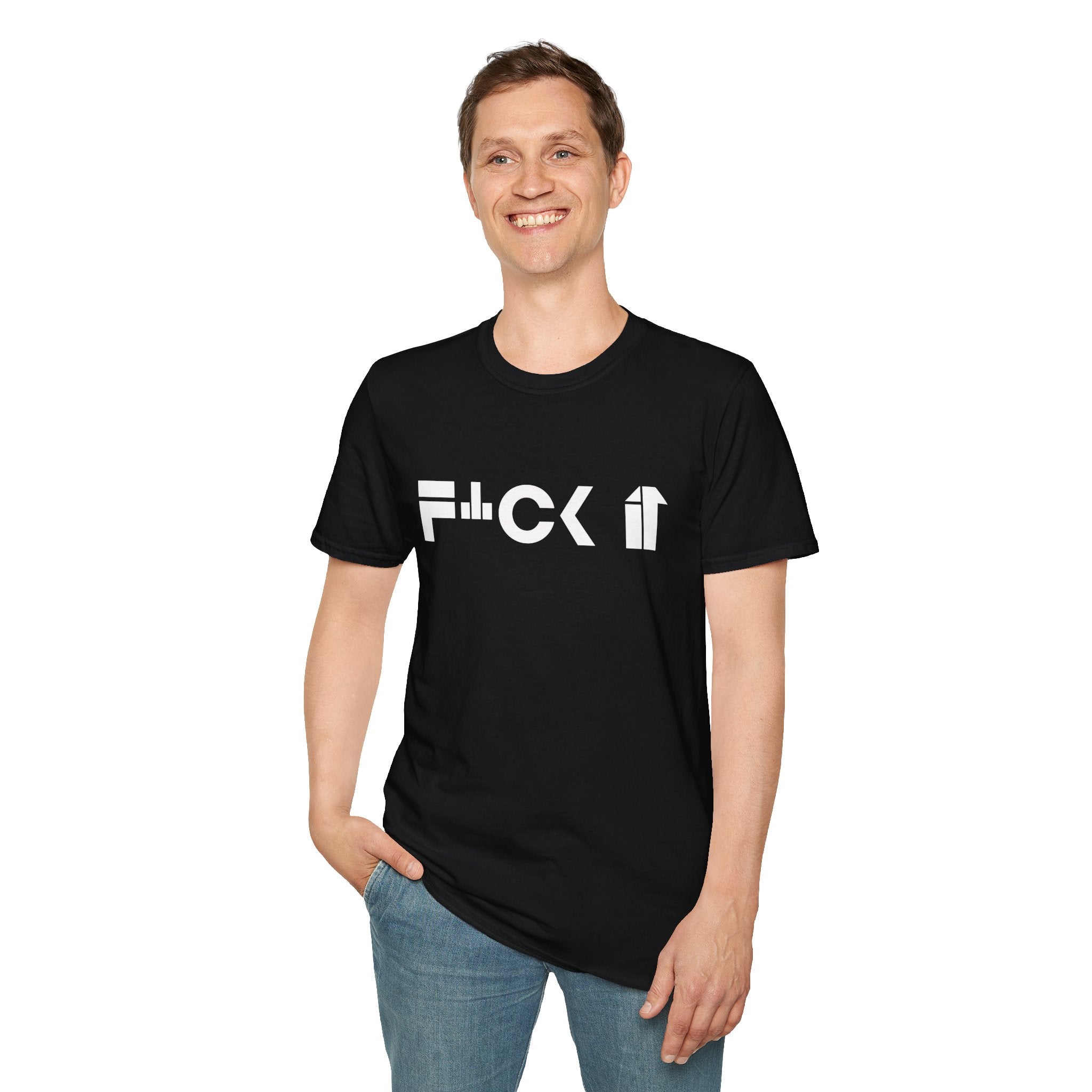 Casual Statement T-Shirt - "F*CK It" Unisex Softstyle Tee