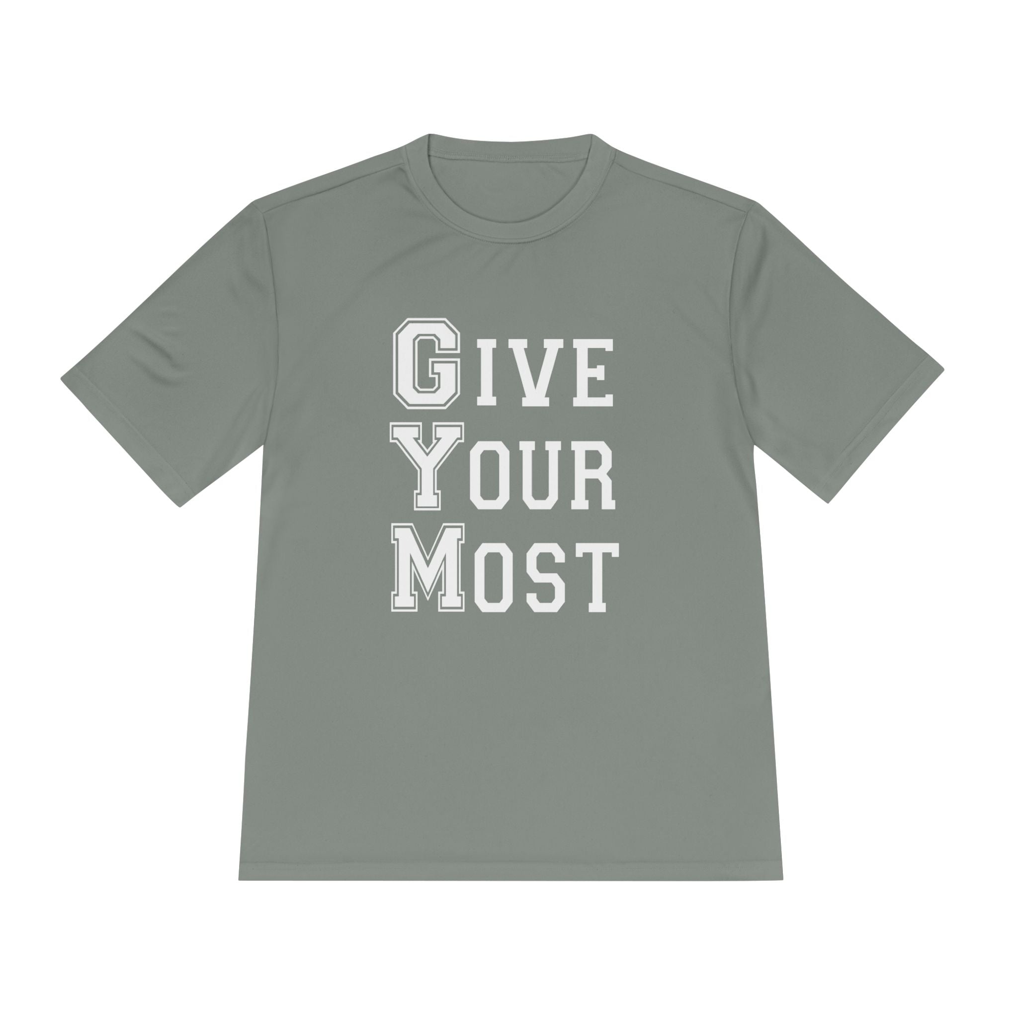 Unisex Gym Motivational Tee - "Give Your Most"