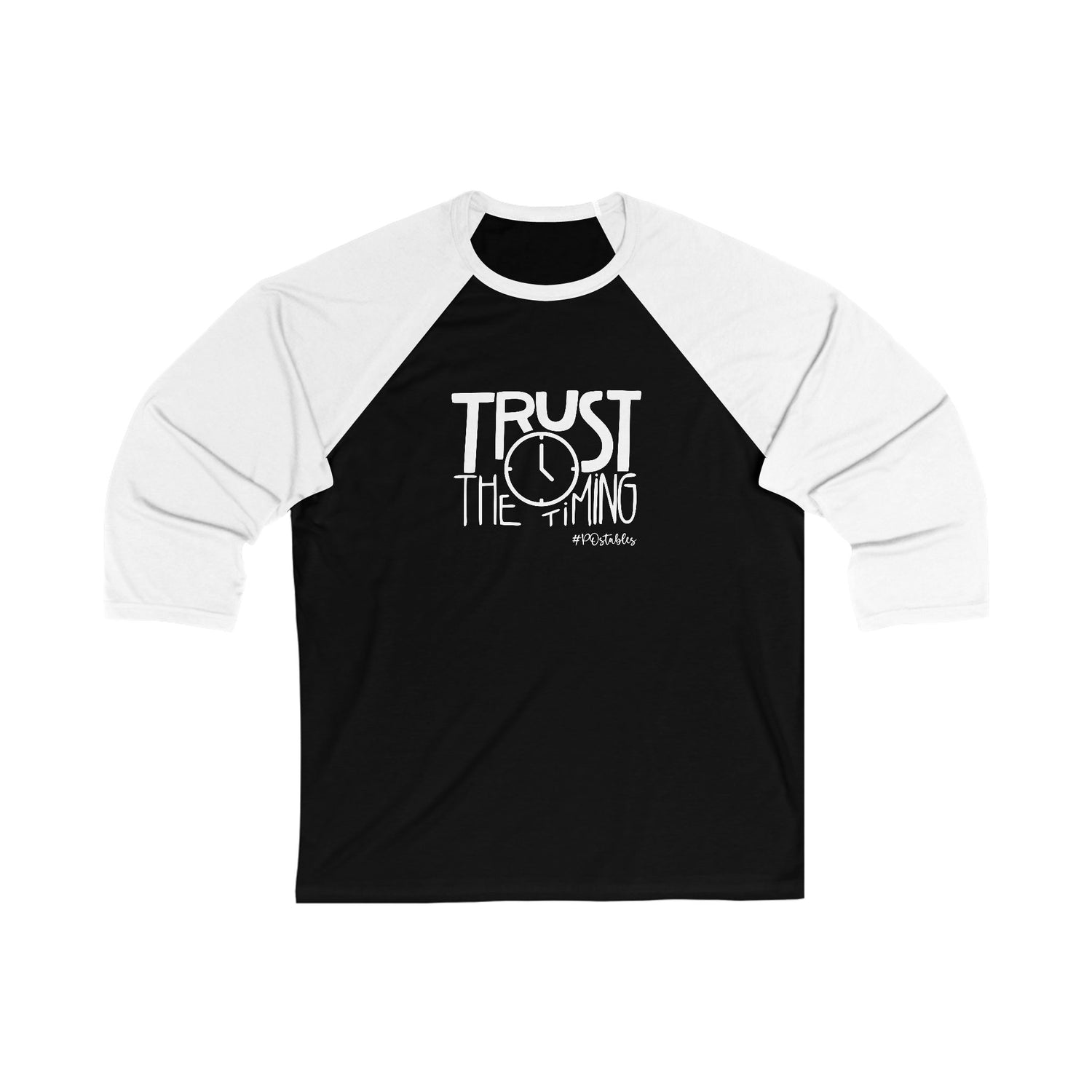 Trust the Timing Unisex Baseball Shirt